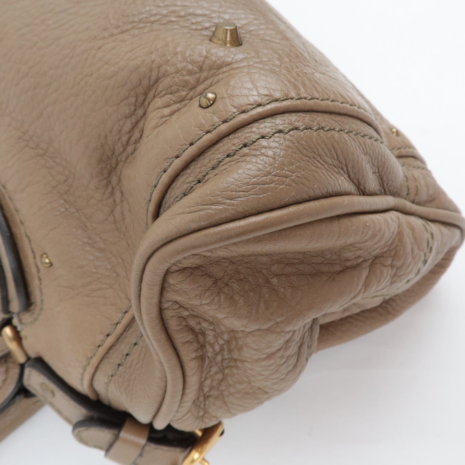 Chloe Paddington Handbag Leather Brown *Dust bag, Key Lock