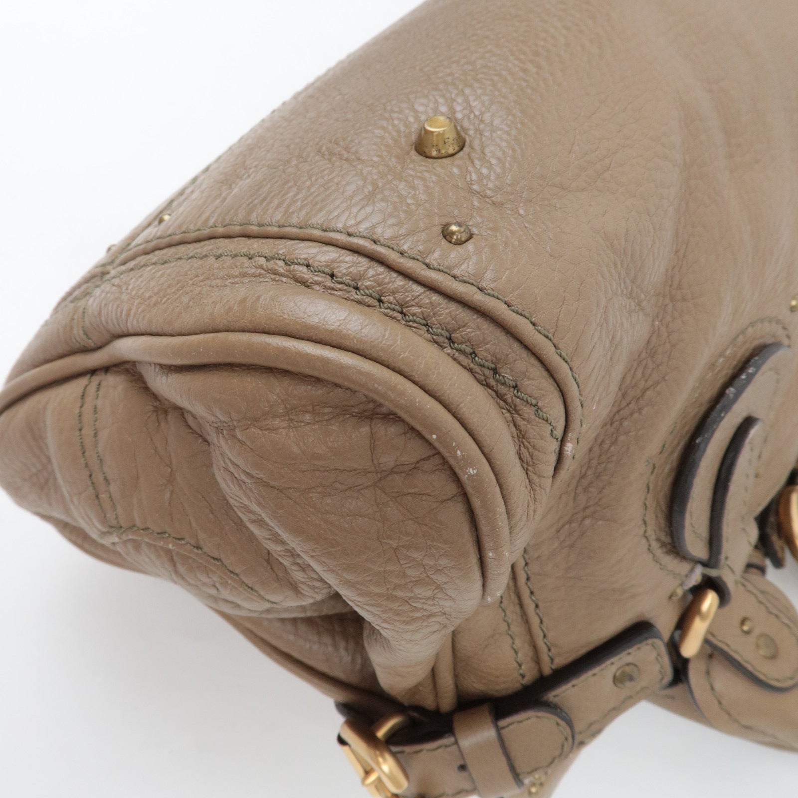 Chloe Paddington Handbag Leather Brown *Dust bag, Key Lock