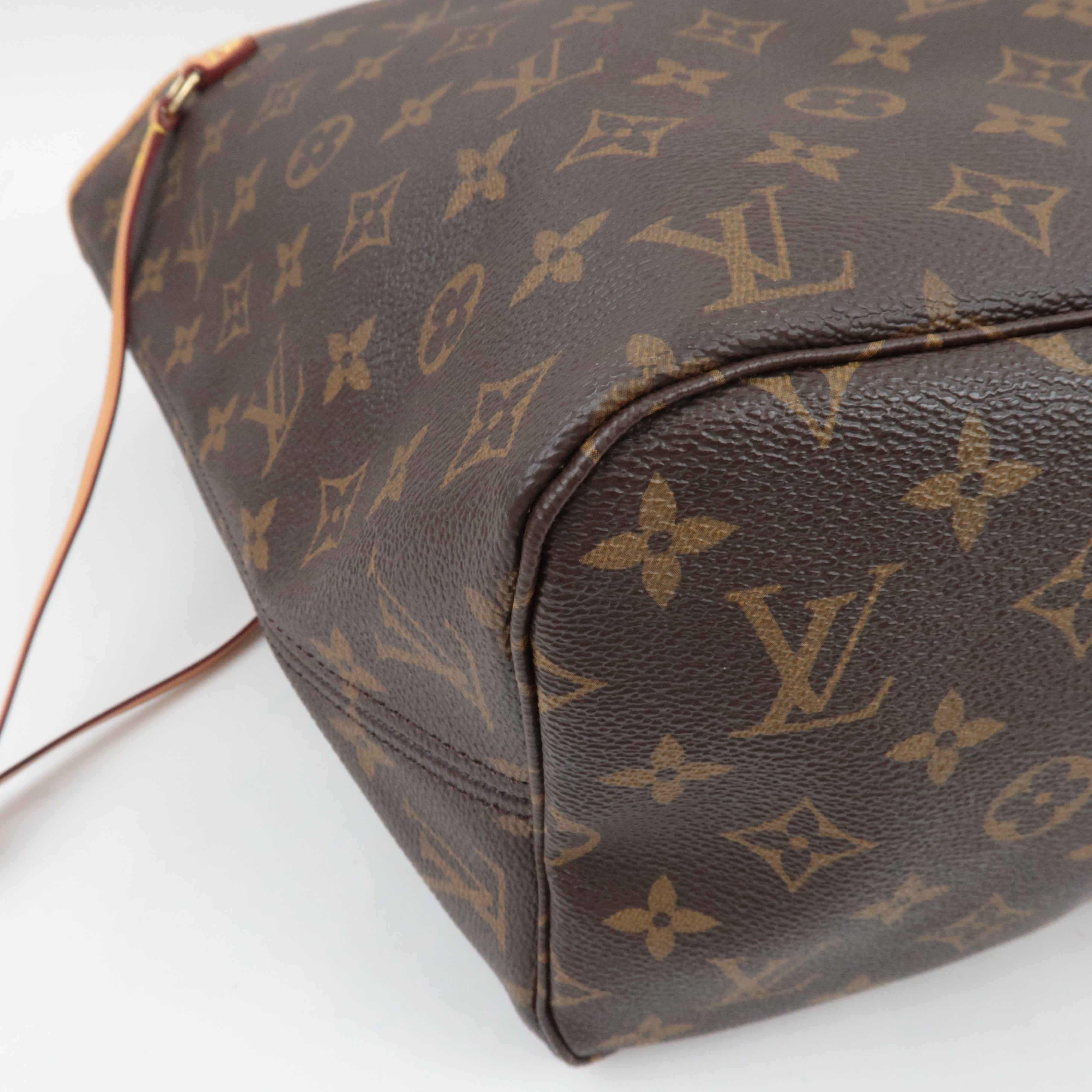 Louis Vuitton Monogram Neverfull MM Tote Bag M40995 LM0139 *Dust bag