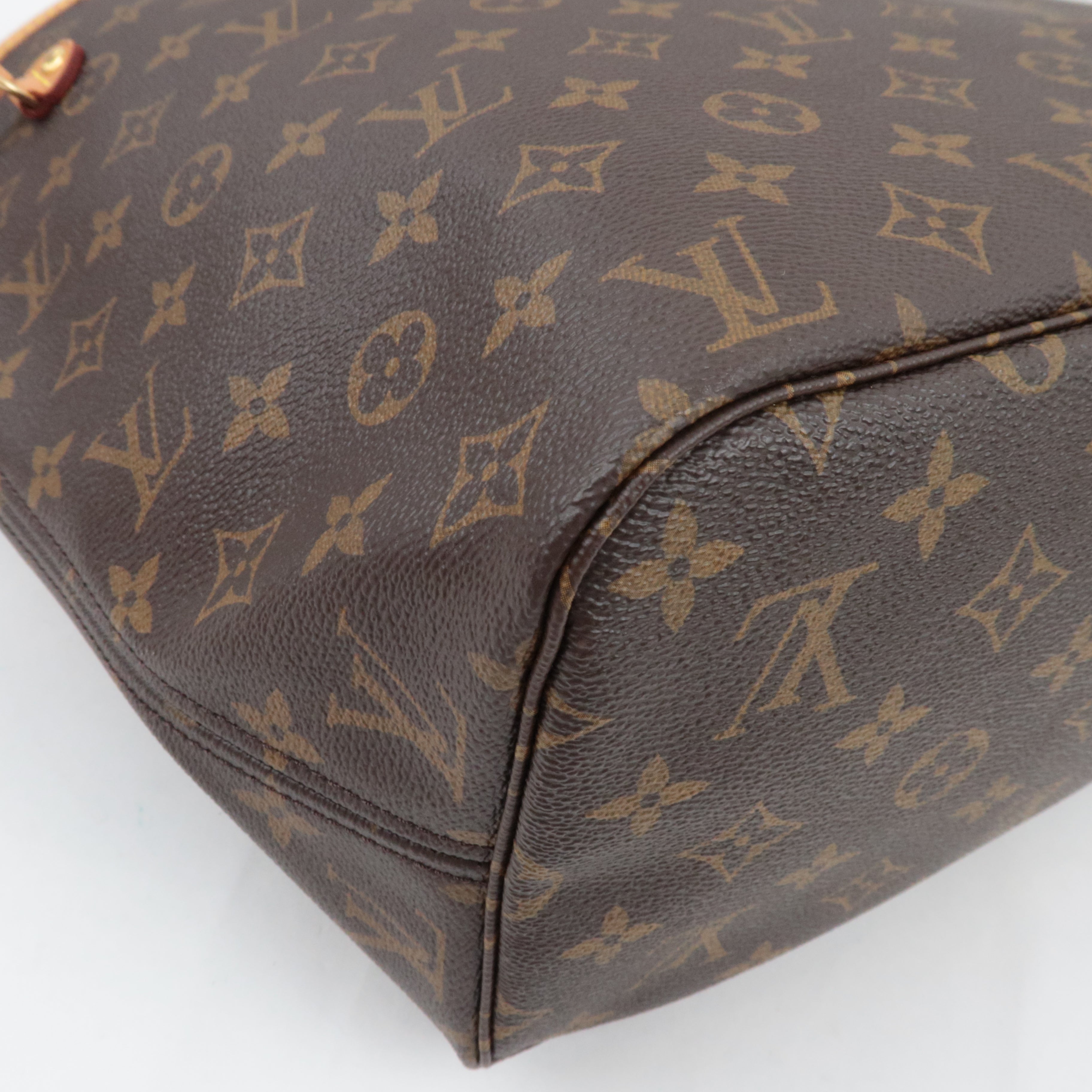 Louis Vuitton Monogram Neverfull MM Tote Bag M40995 LM0139 *Dust bag