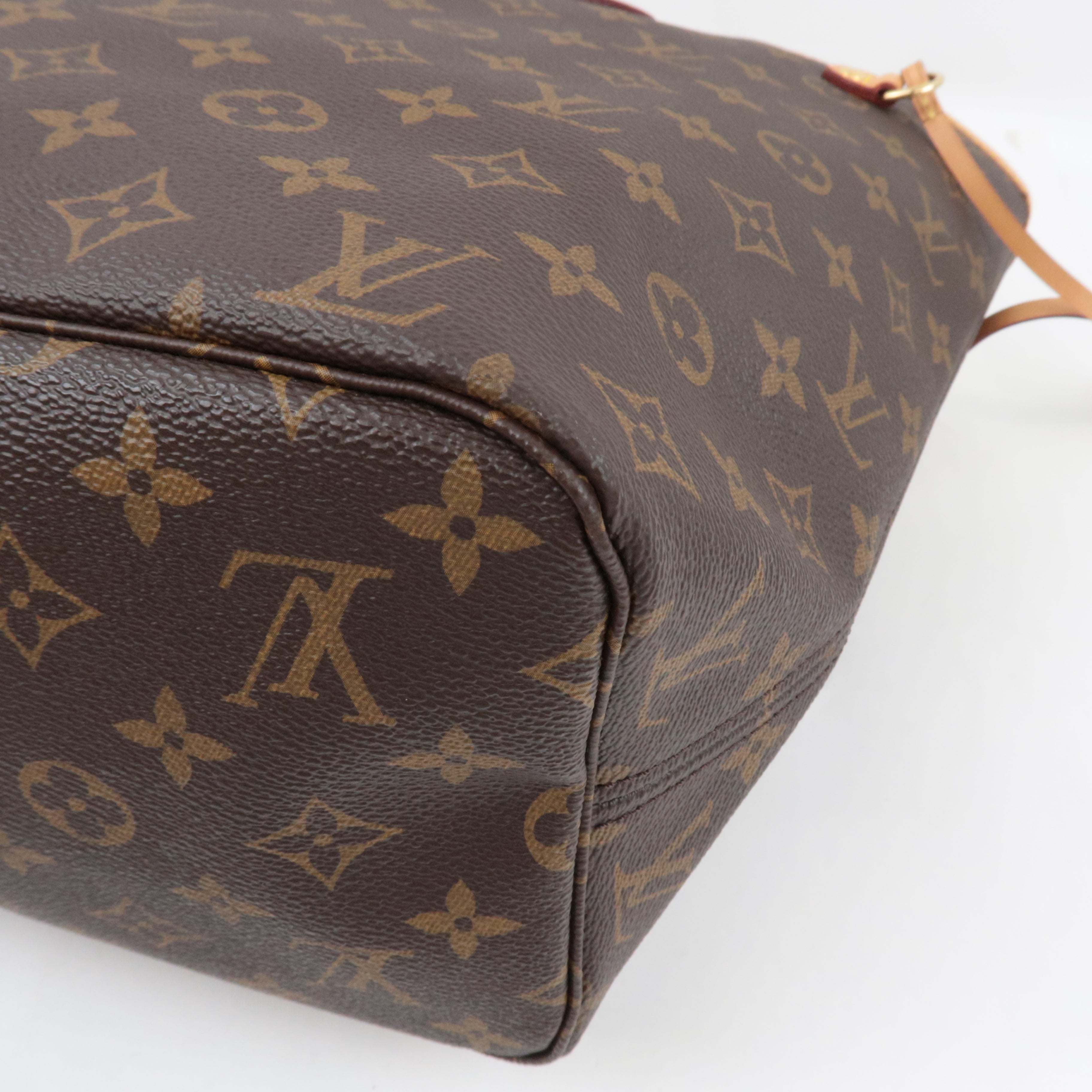 Louis Vuitton Monogram Neverfull MM Tote Bag M40995 LM0139 *Dust bag