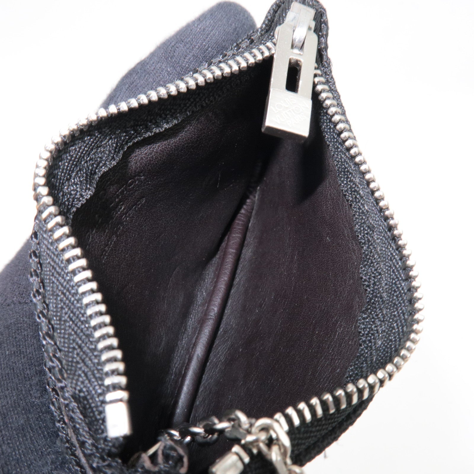 Louis Vuitton Damier Geant Pochette Cles Coin Case Noir M93549 CT0140