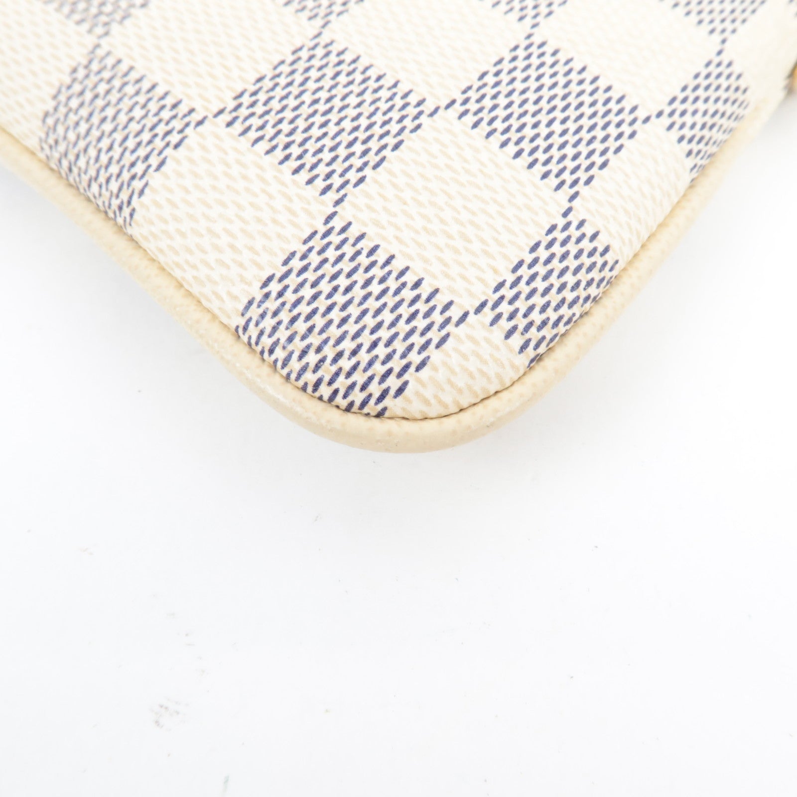 Louis Vuitton Damier Azur Pochette Milla MM Mini Bag N63090 AA2160