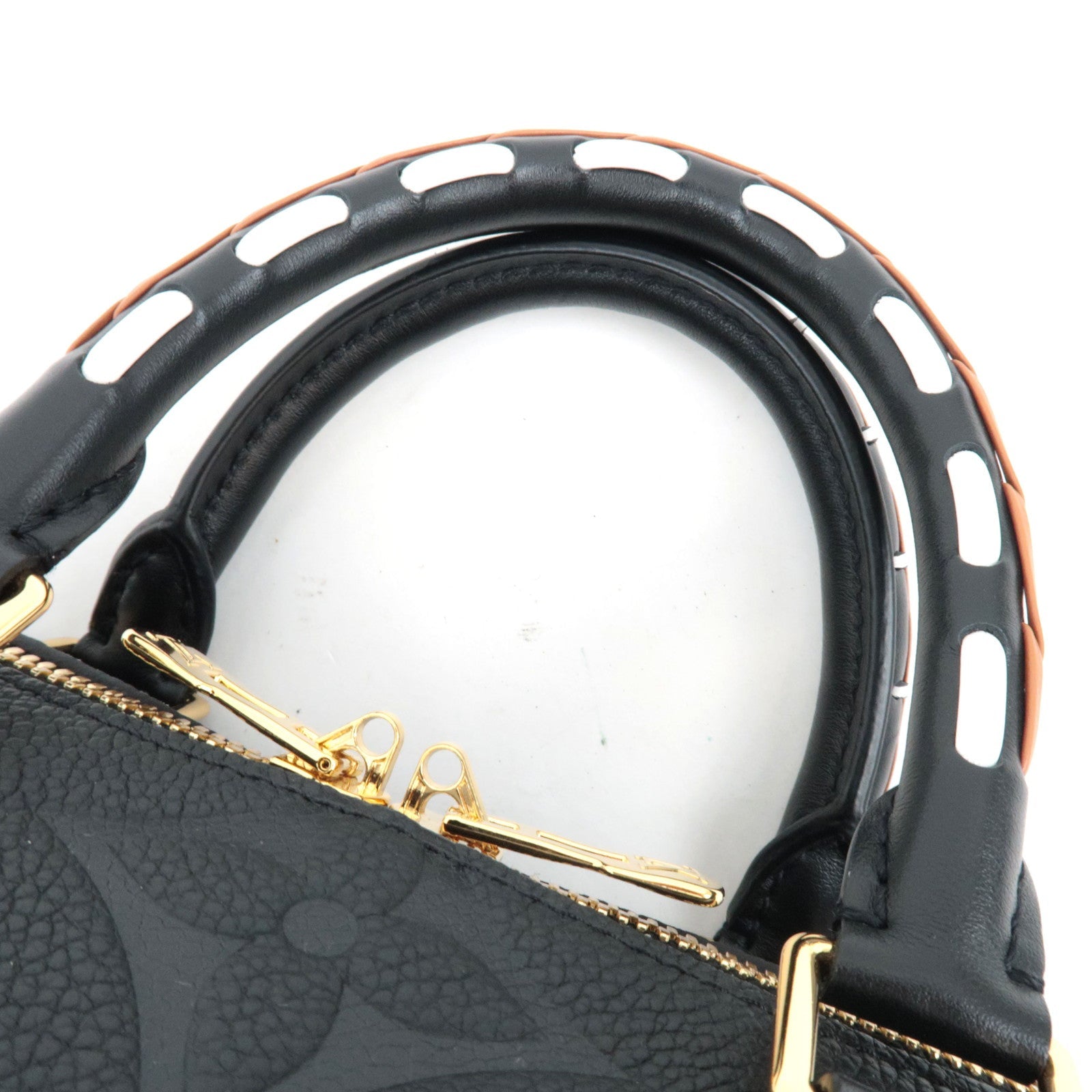 Louis Vuitton Monogram Empreinte Wild at Heart Speedy Bandouliere 25 Hand Bag Noir M58524 RFID *Dust bag, Strap