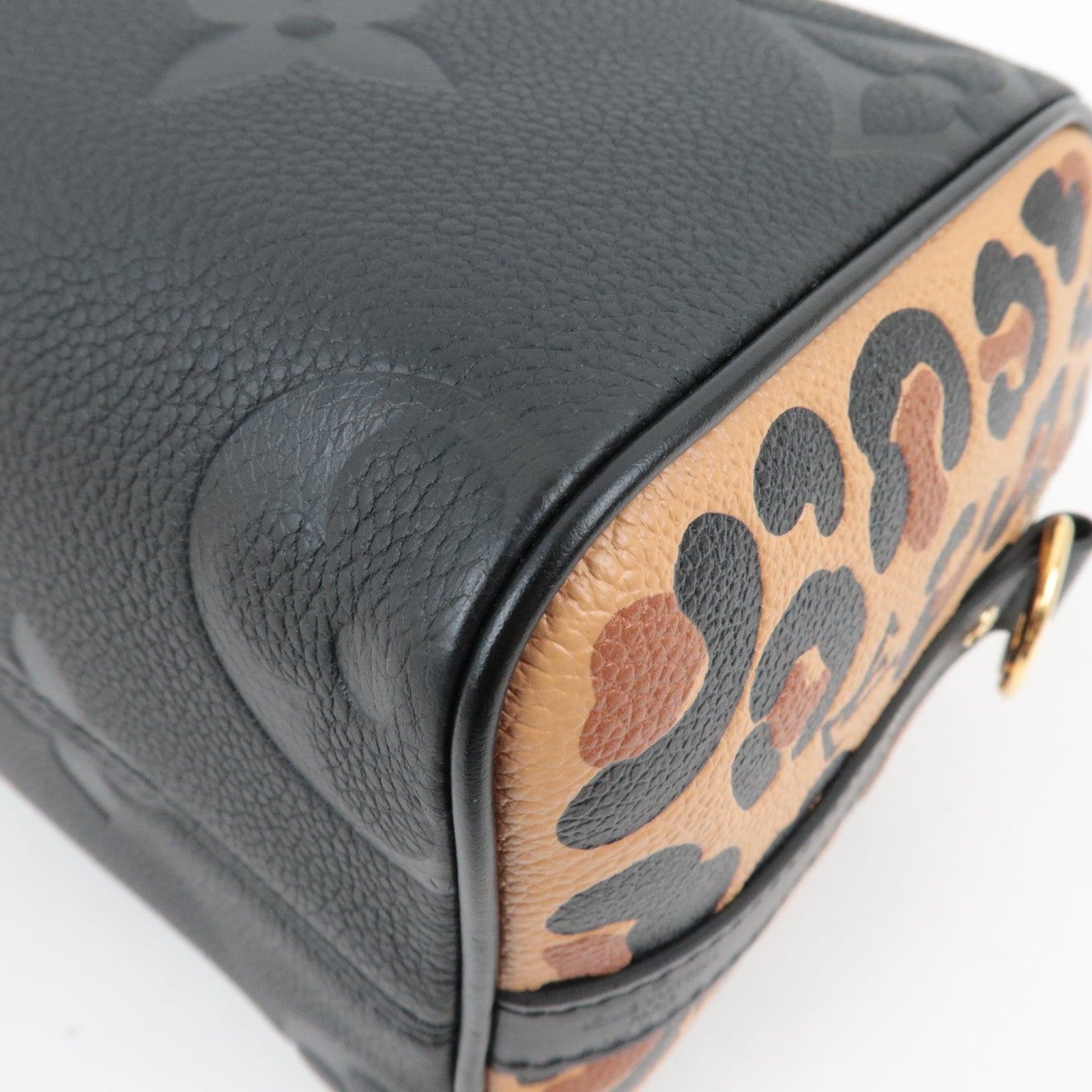 Louis Vuitton Monogram Empreinte Wild at Heart Speedy Bandouliere 25 Hand Bag Noir M58524 RFID *Dust bag, Strap