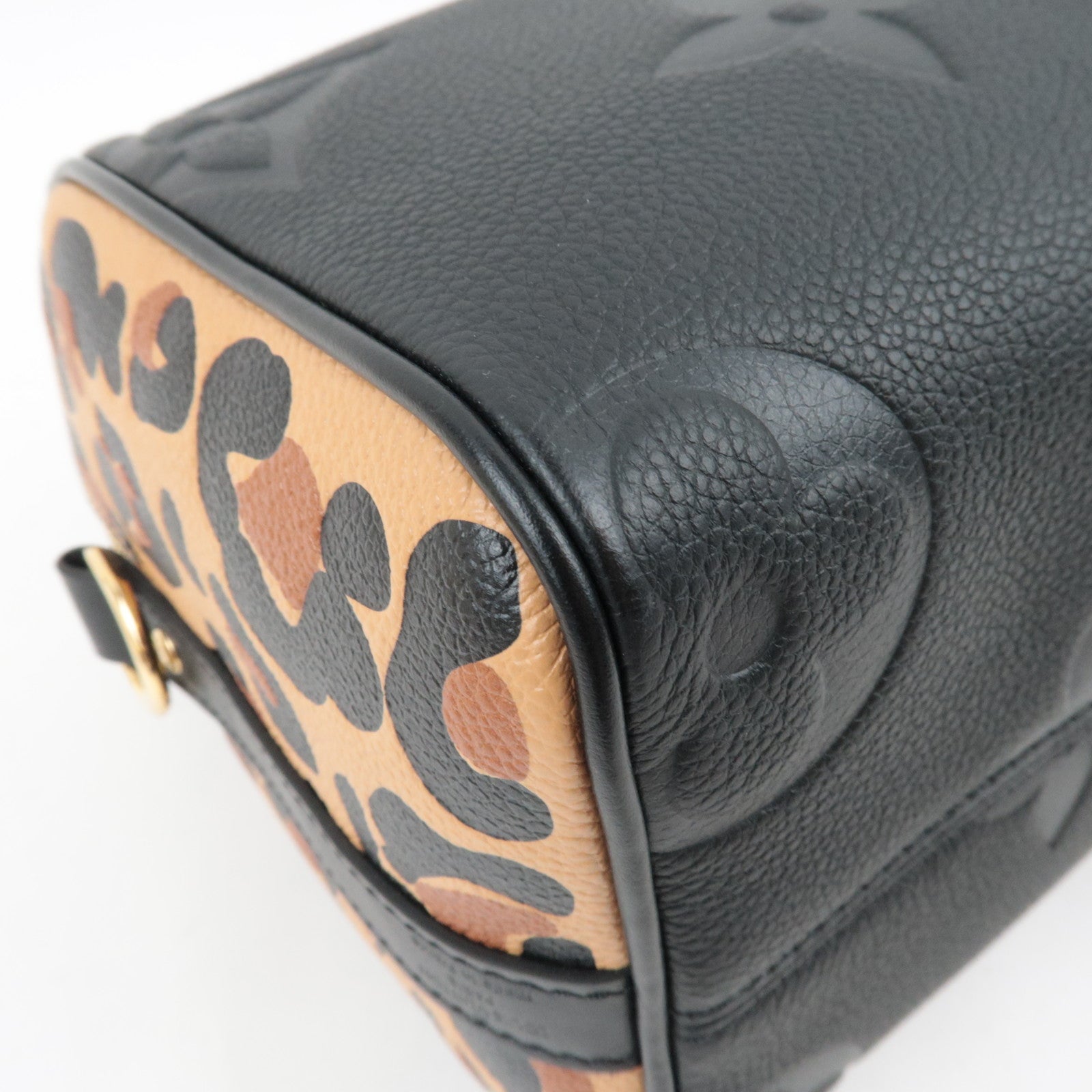 Louis Vuitton Monogram Empreinte Wild at Heart Speedy Bandouliere 25 Hand Bag Noir M58524 RFID *Dust bag, Strap