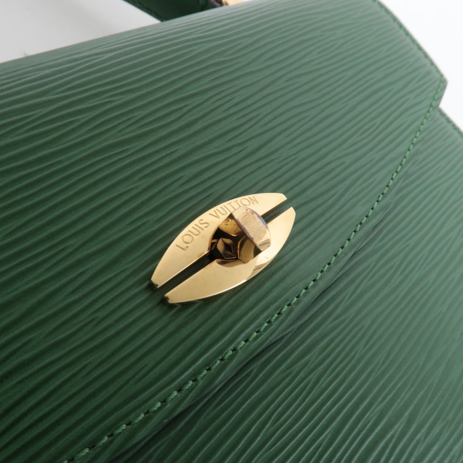 Louis Vuitton Epi Malesherbes Hand Bag Borneo Green M52374 MI0995