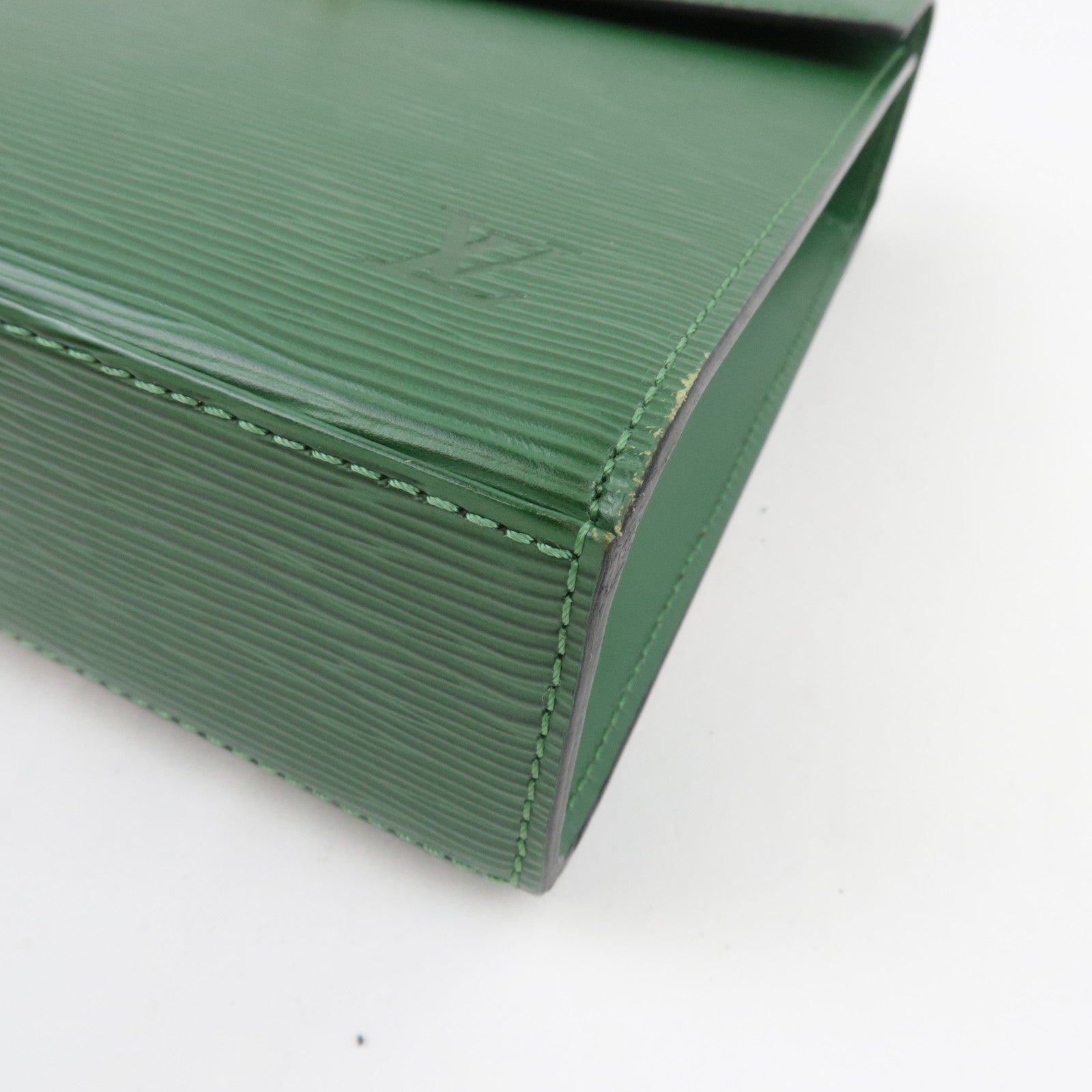 Louis Vuitton Epi Malesherbes Hand Bag Borneo Green M52374 MI0995