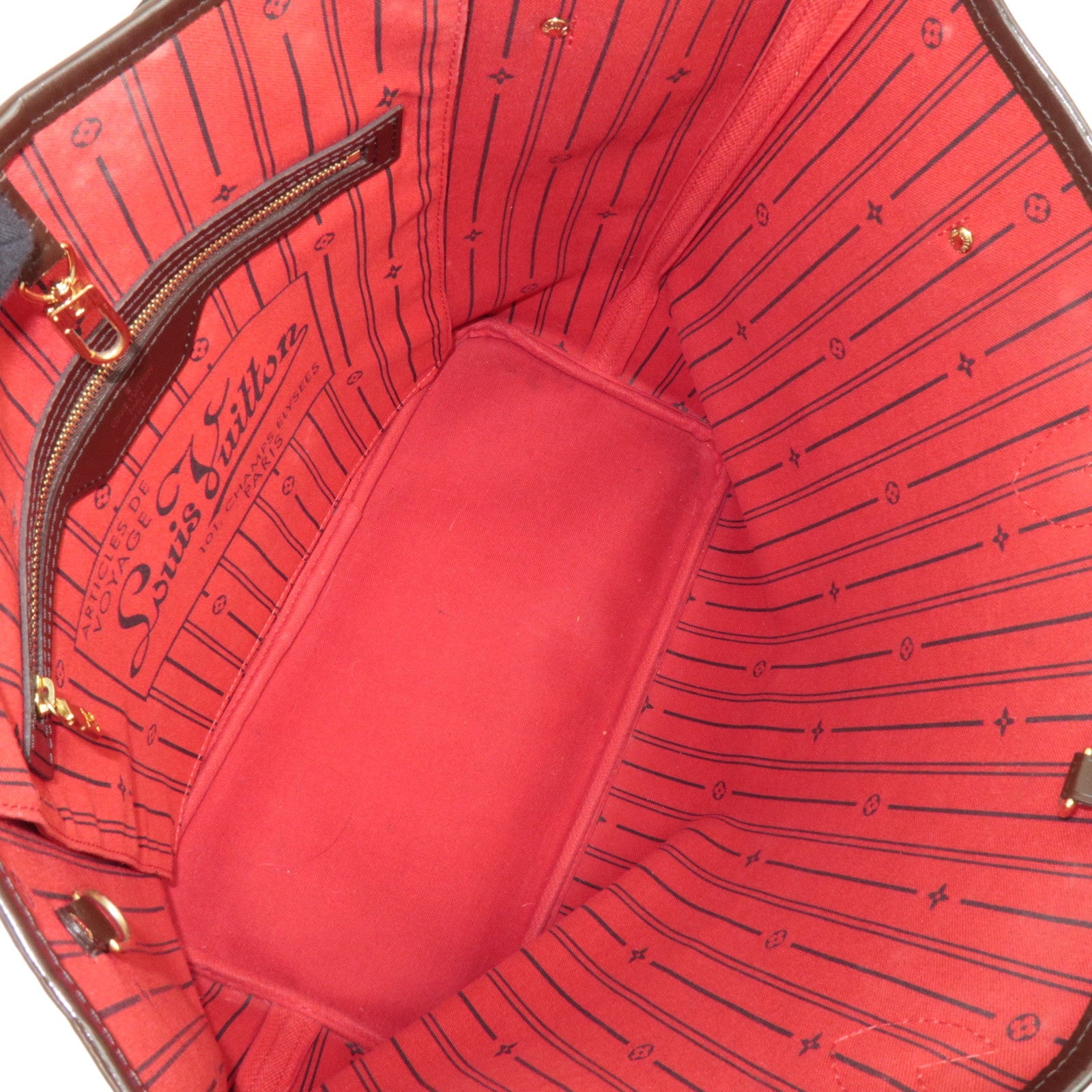 Louis Vuitton Damier Neverfull MM Tote Bag N51105 AR1068