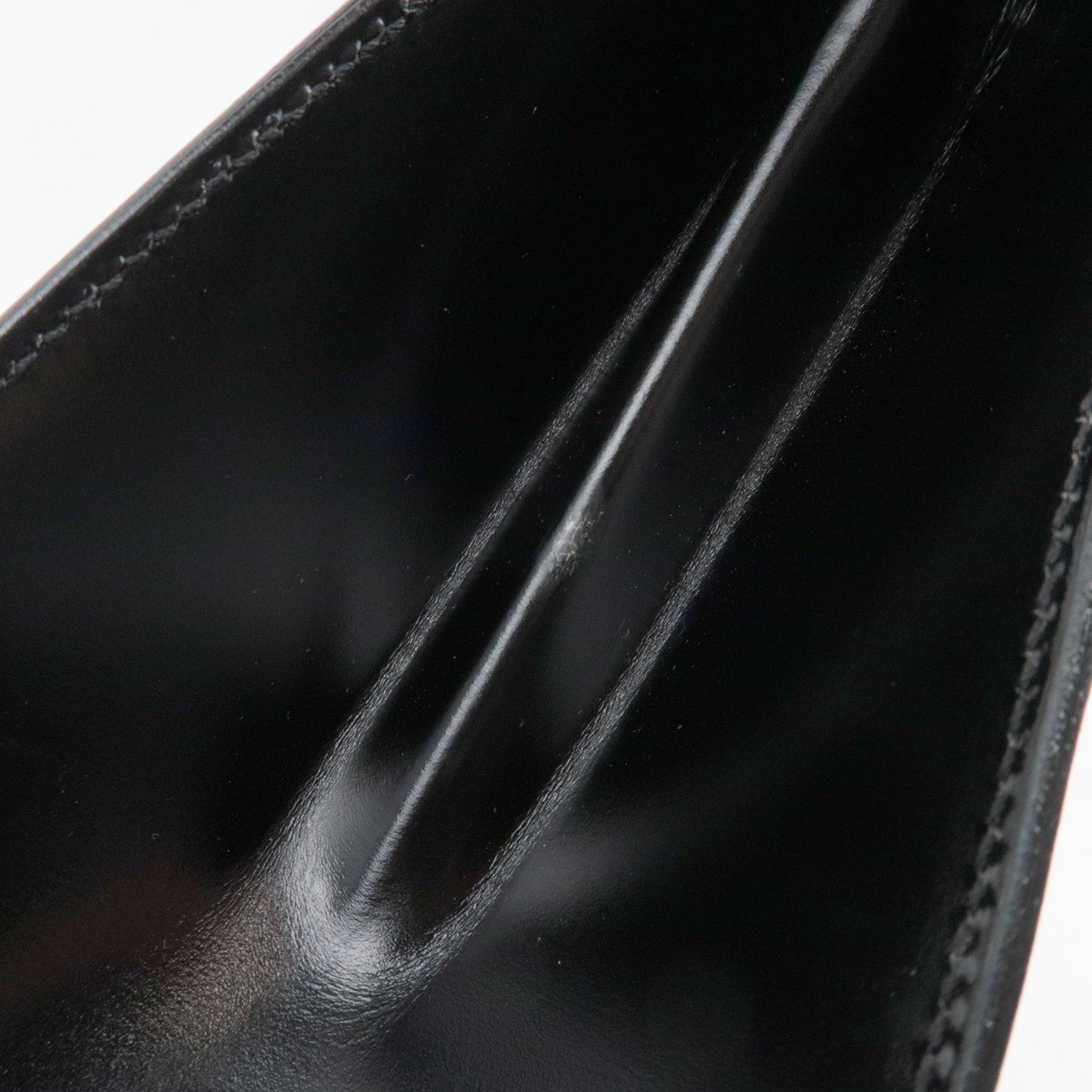 CELINE 2 Way Hand Bag Leather Black *Dust bag, Strap