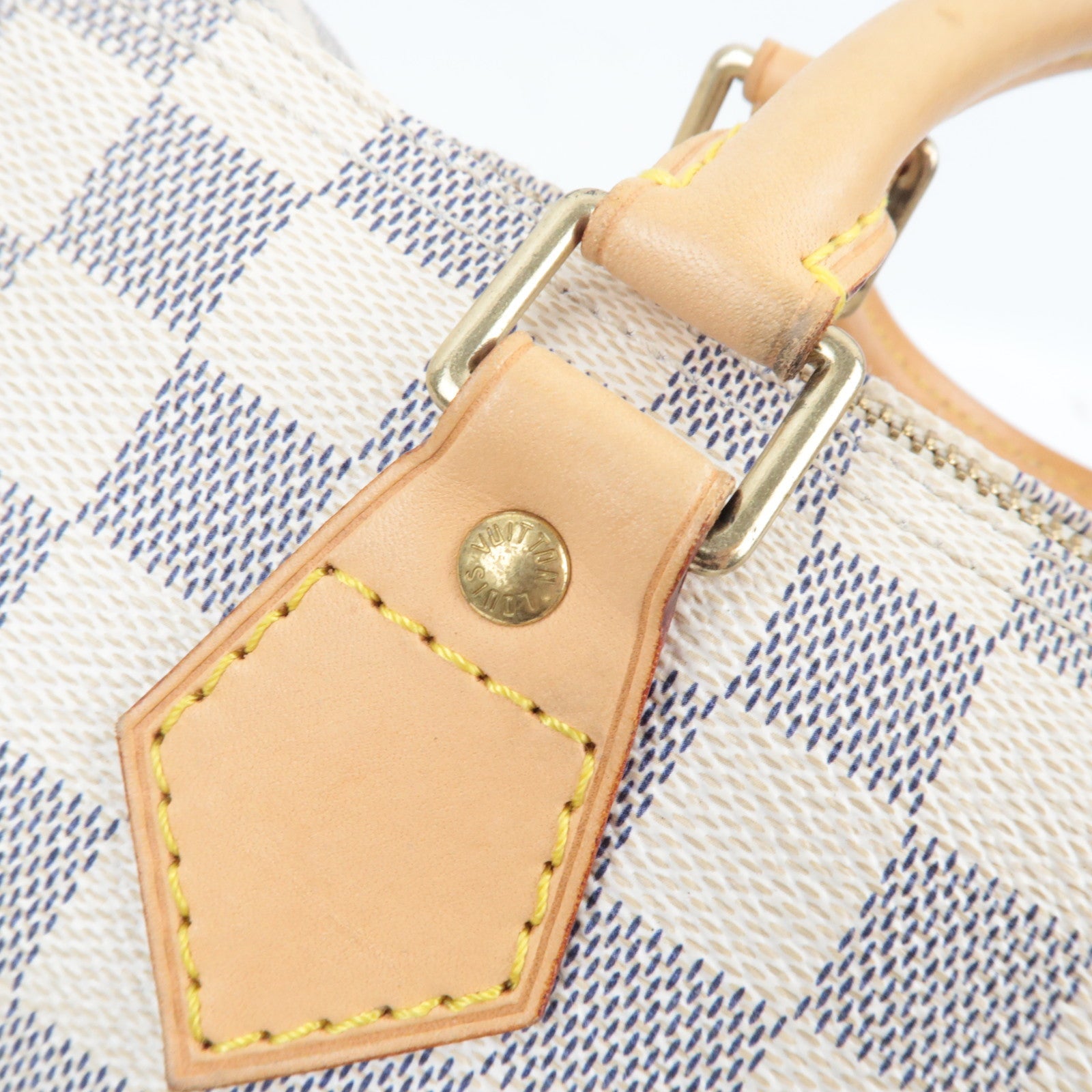 Louis Vuitton Damier Azur Speedy 30 Handbag N41533 SP1006 *Key Lock