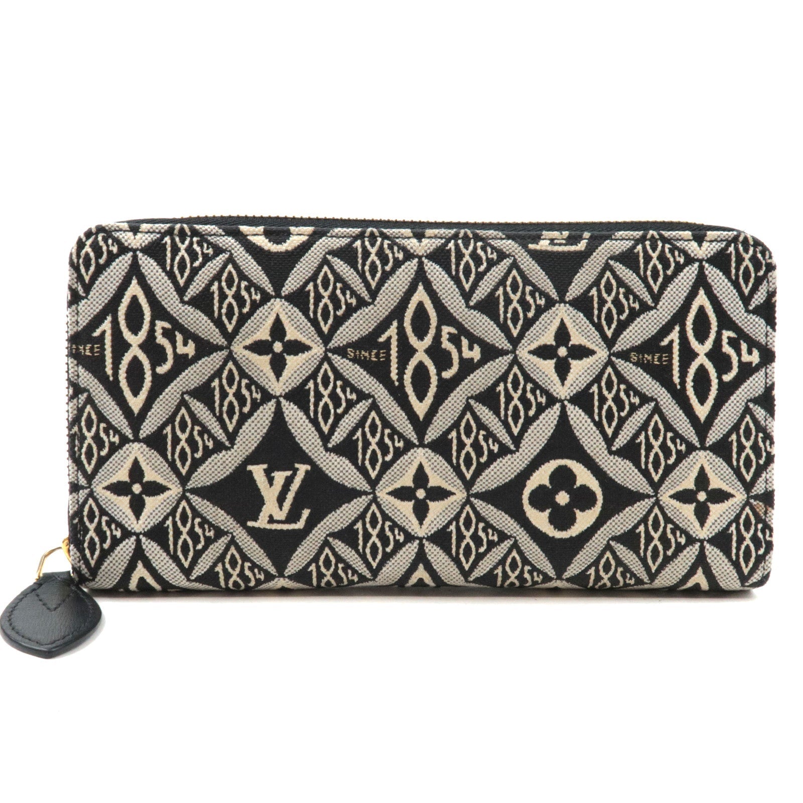 Louis Vuitton Monogram Jacquard Zippy Wallet Since1854 Noir M80324 TN520076978