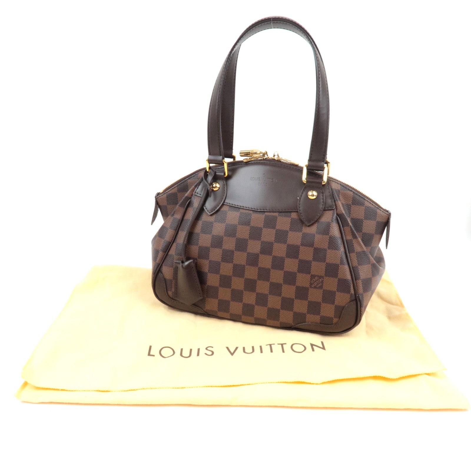 Louis Vuitton Damier Canvas Verona PM Hand Bag N41117 DU4181 *Dust Bag, Key Lock, Clochette