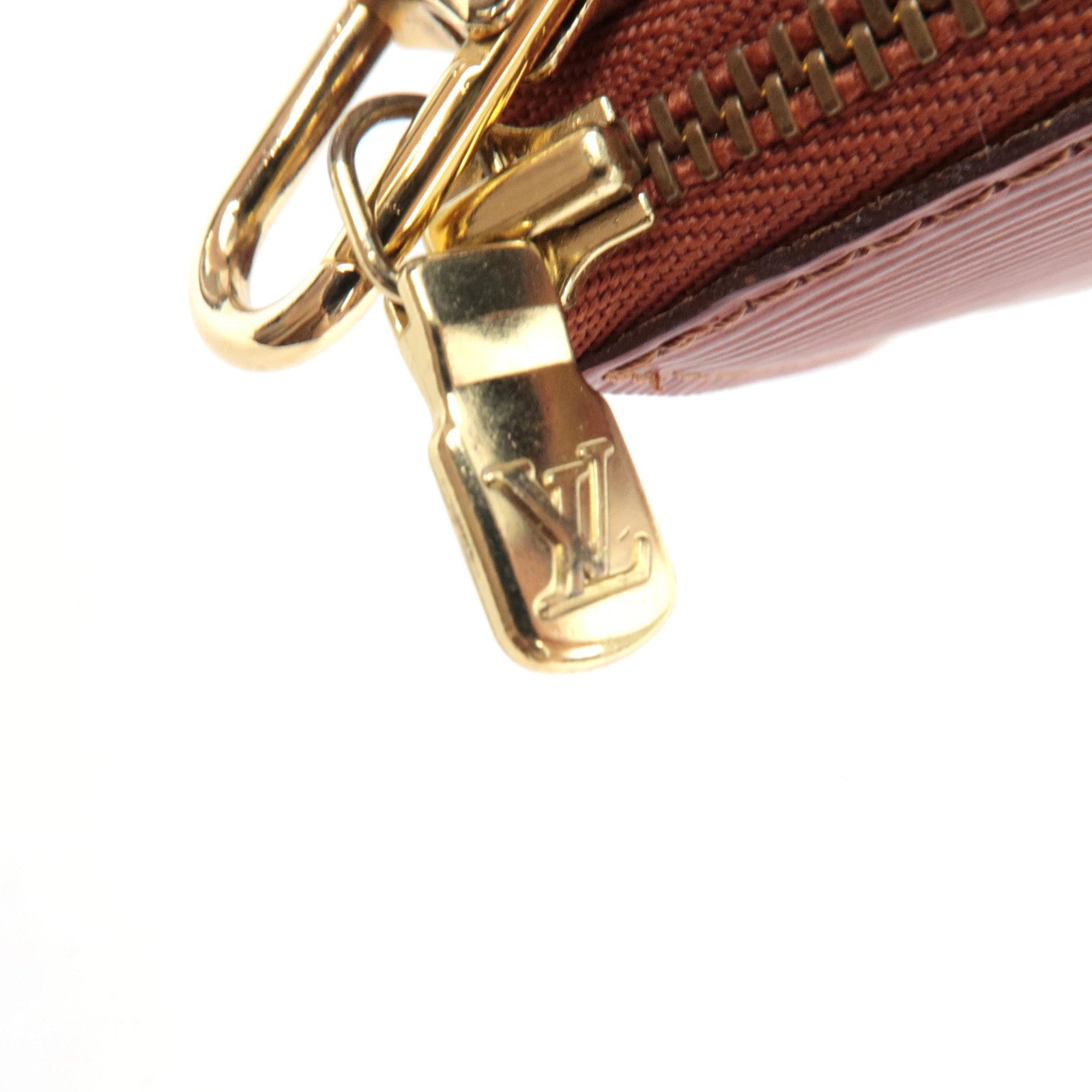 Louis Vuitton Epi Pochette Accessoires Old Model Hand Bag Kenya Brown M52953 AR1926