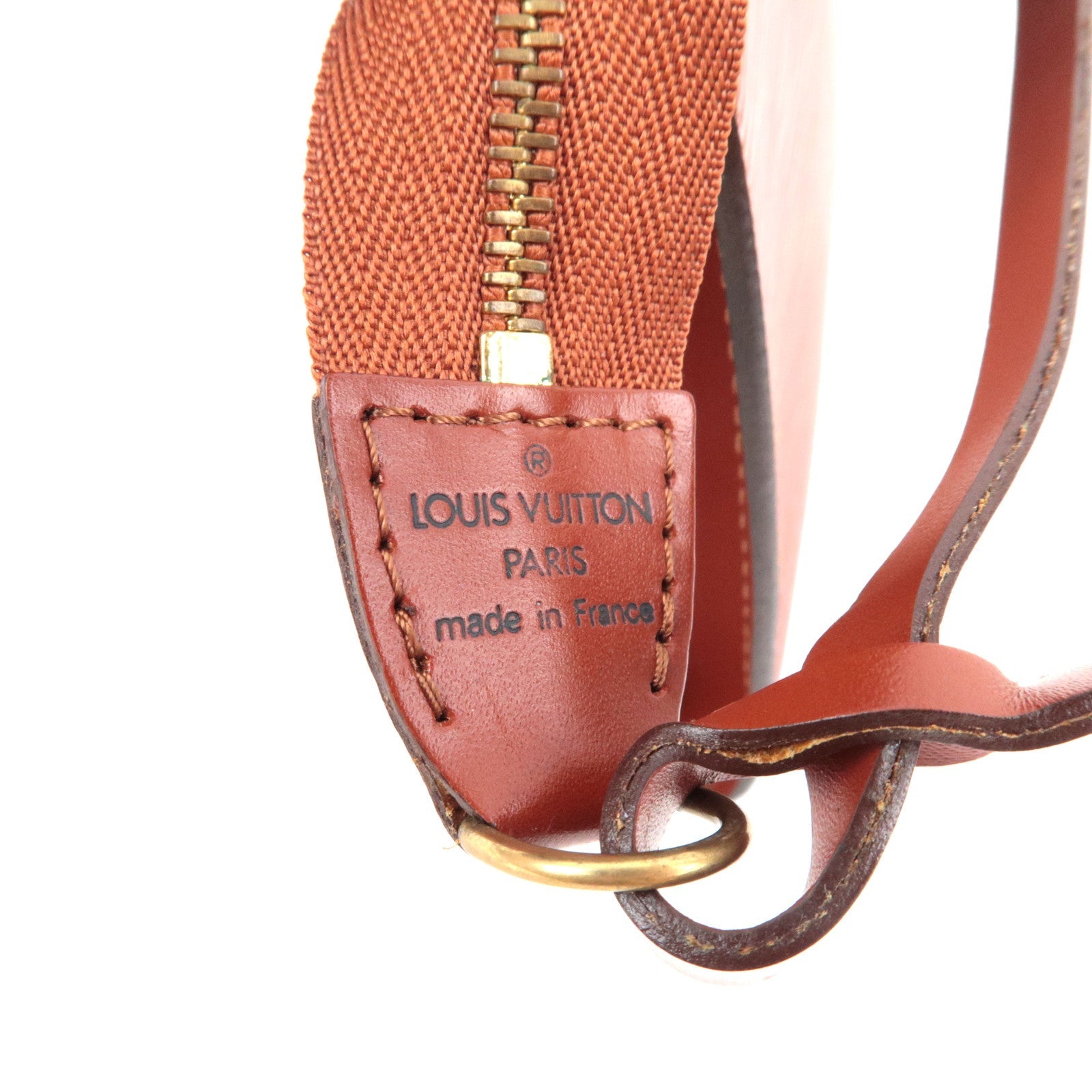 Louis Vuitton Epi Pochette Accessoires Old Model Hand Bag Kenya Brown M52953 AR1926