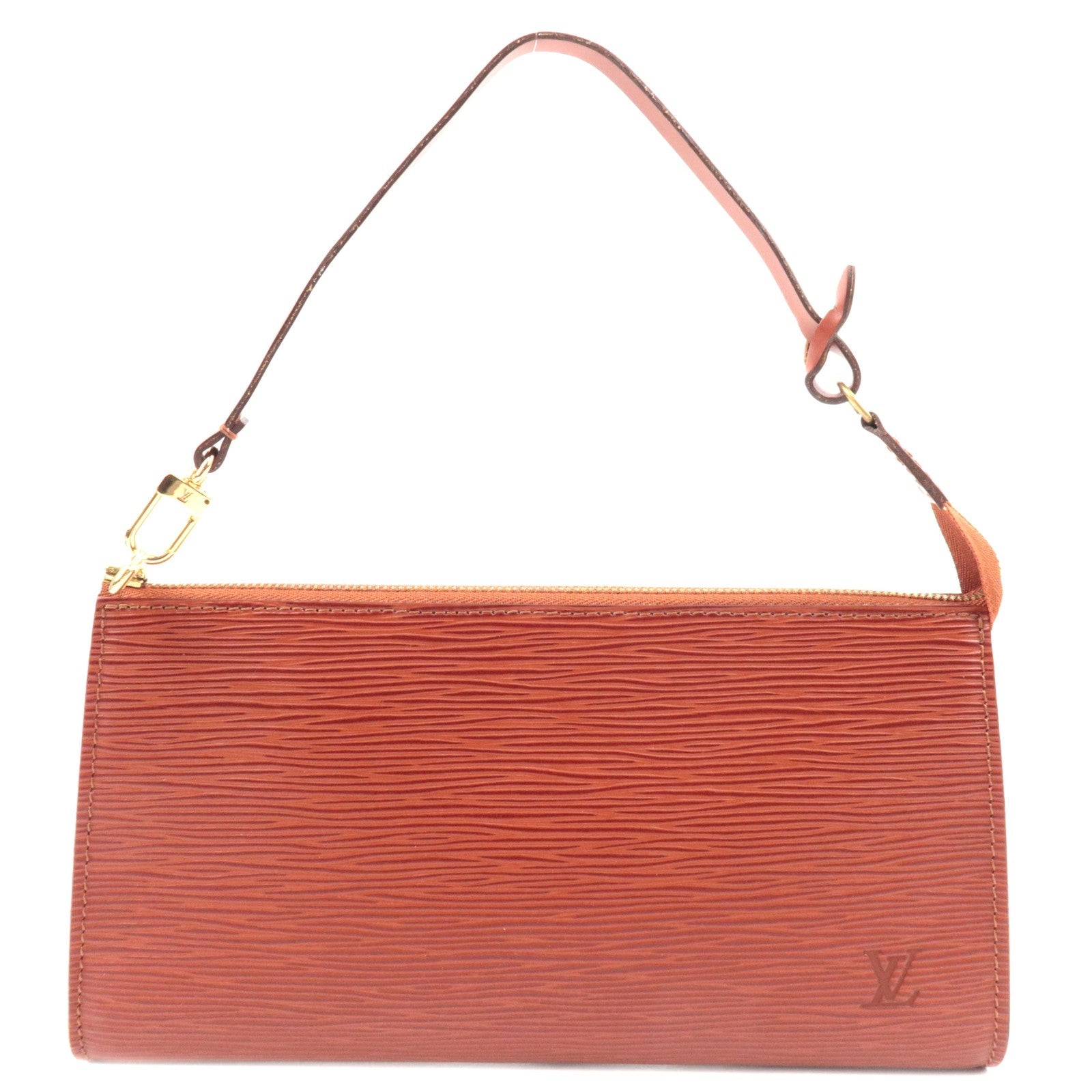 Louis Vuitton Epi Pochette Accessoires Old Model Hand Bag Kenya Brown M52953 AR1926 77052