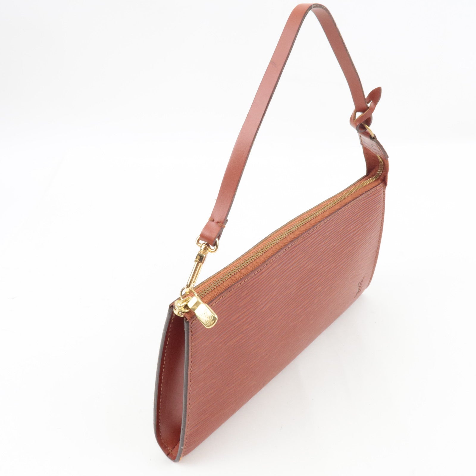 Louis Vuitton Epi Pochette Accessoires Old Model Hand Bag Kenya Brown M52953 AR1926