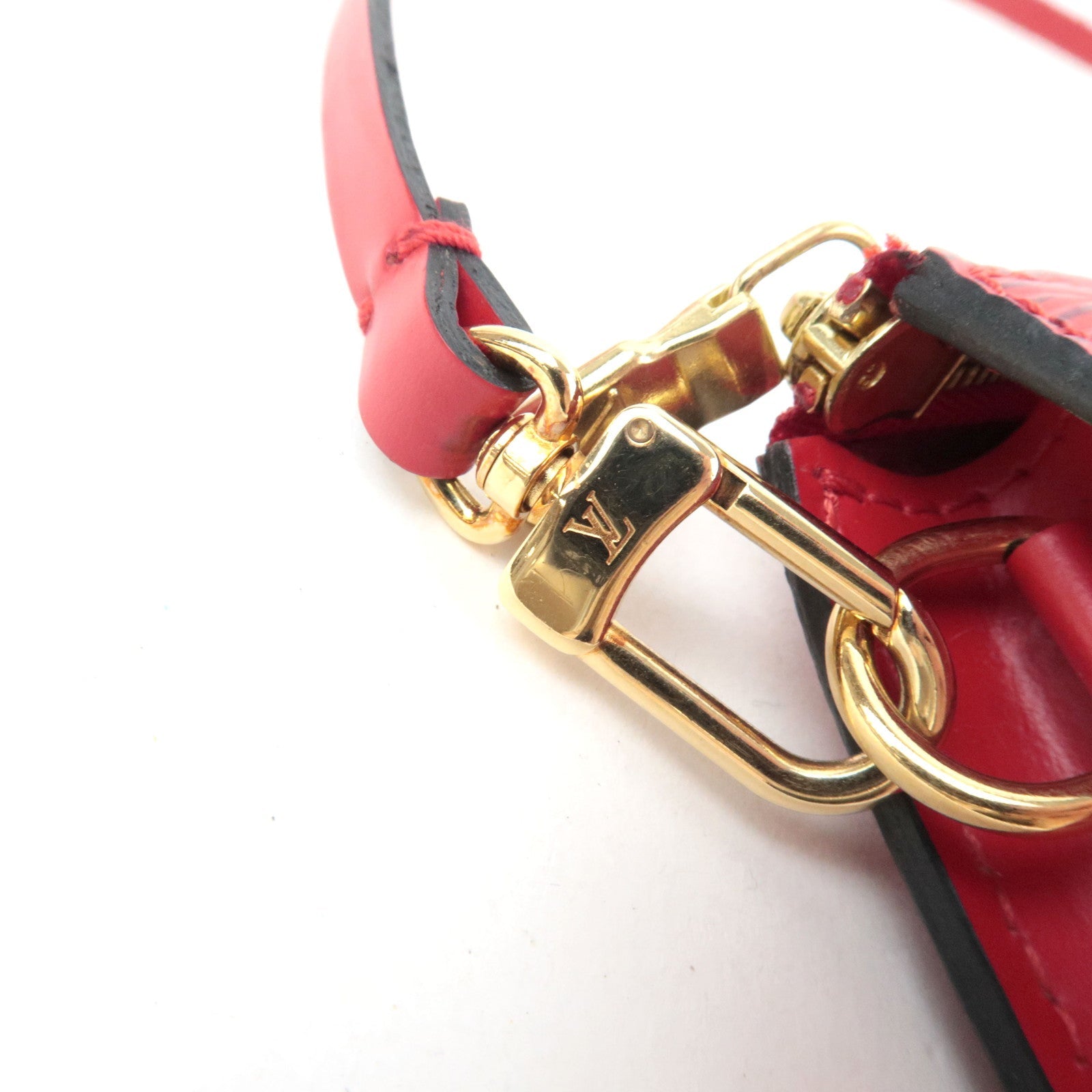 Louis Vuitton Epi Pochette Accessories Hand Bag Castilian Red M52947 AR0010