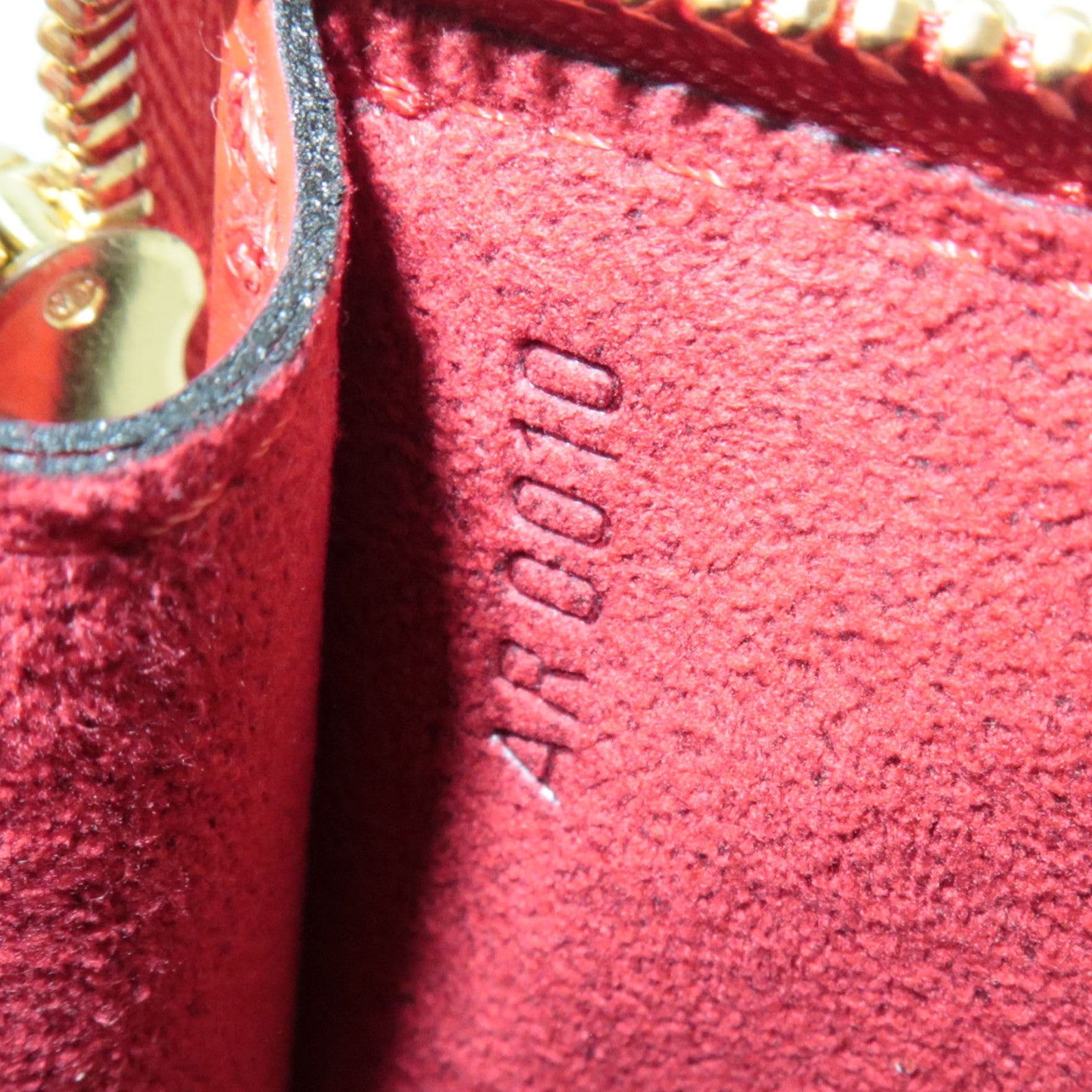 Louis Vuitton Epi Pochette Accessories Hand Bag Castilian Red M52947 AR0010