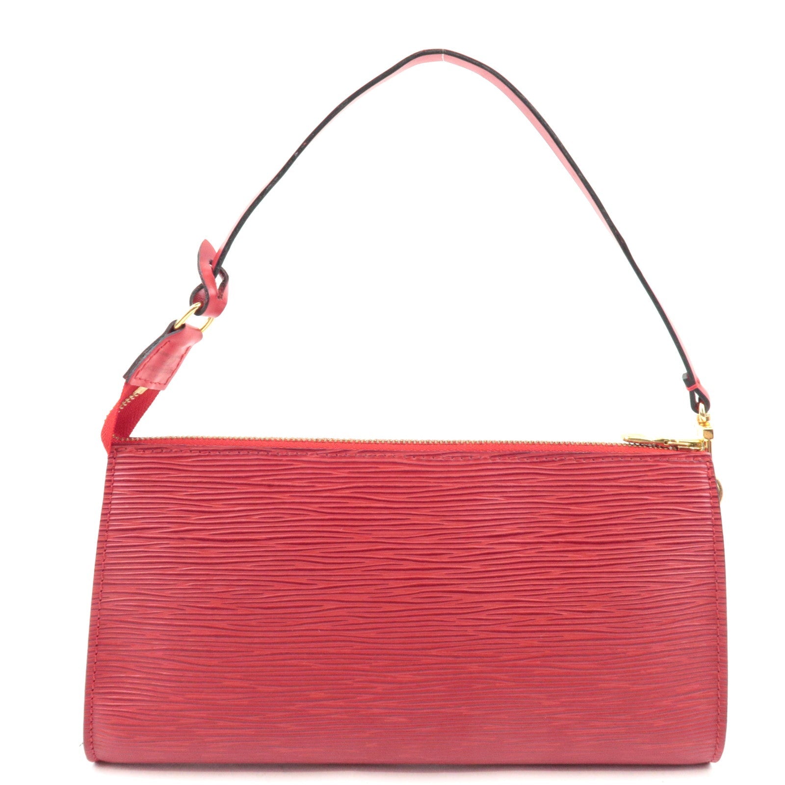 Louis Vuitton Epi Pochette Accessories Hand Bag Castilian Red M52947 AR0010