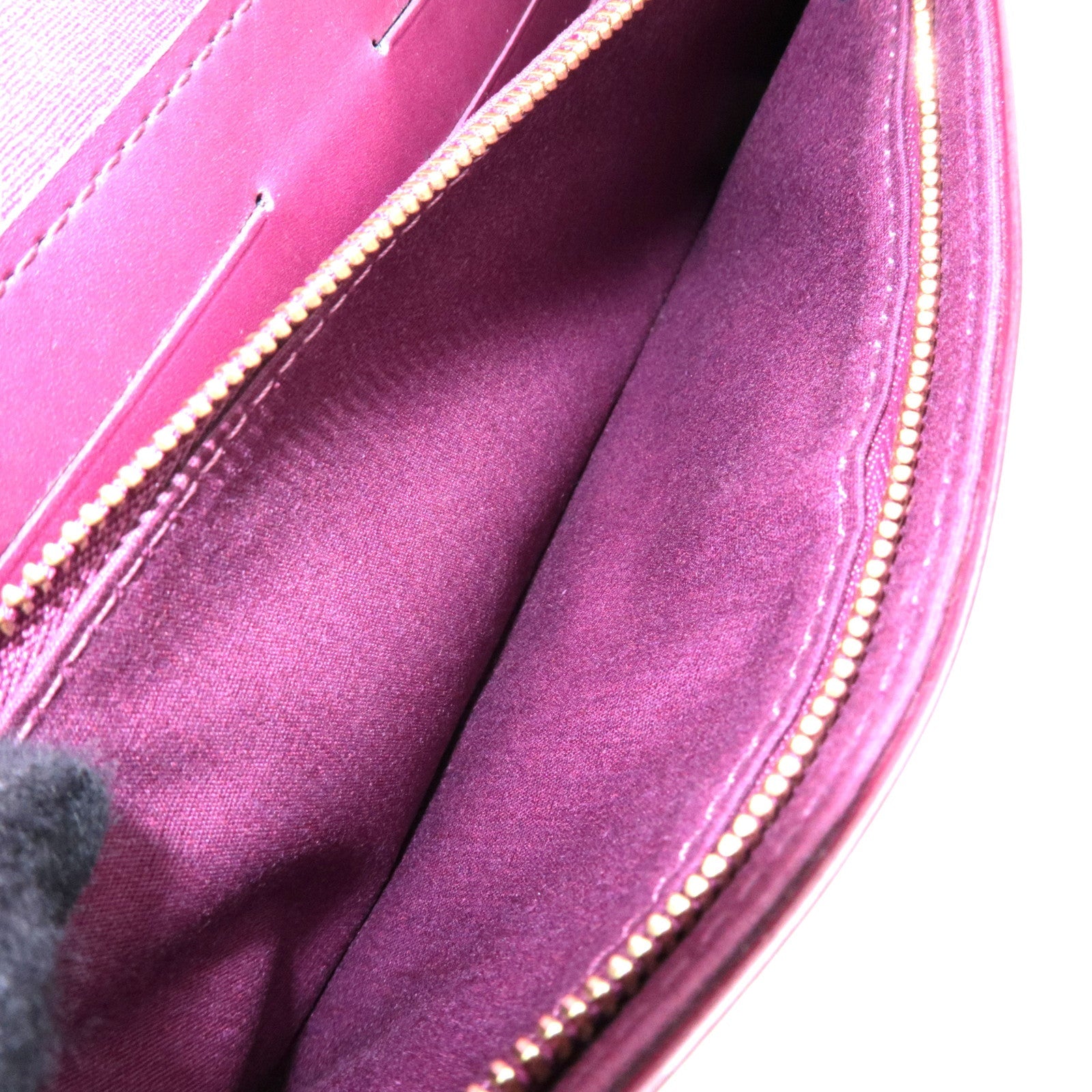 Louis Vuitton Monogram Vernis Sunset Boulevard Shoulder bag Violet M93571 TH3068 *Dust bag