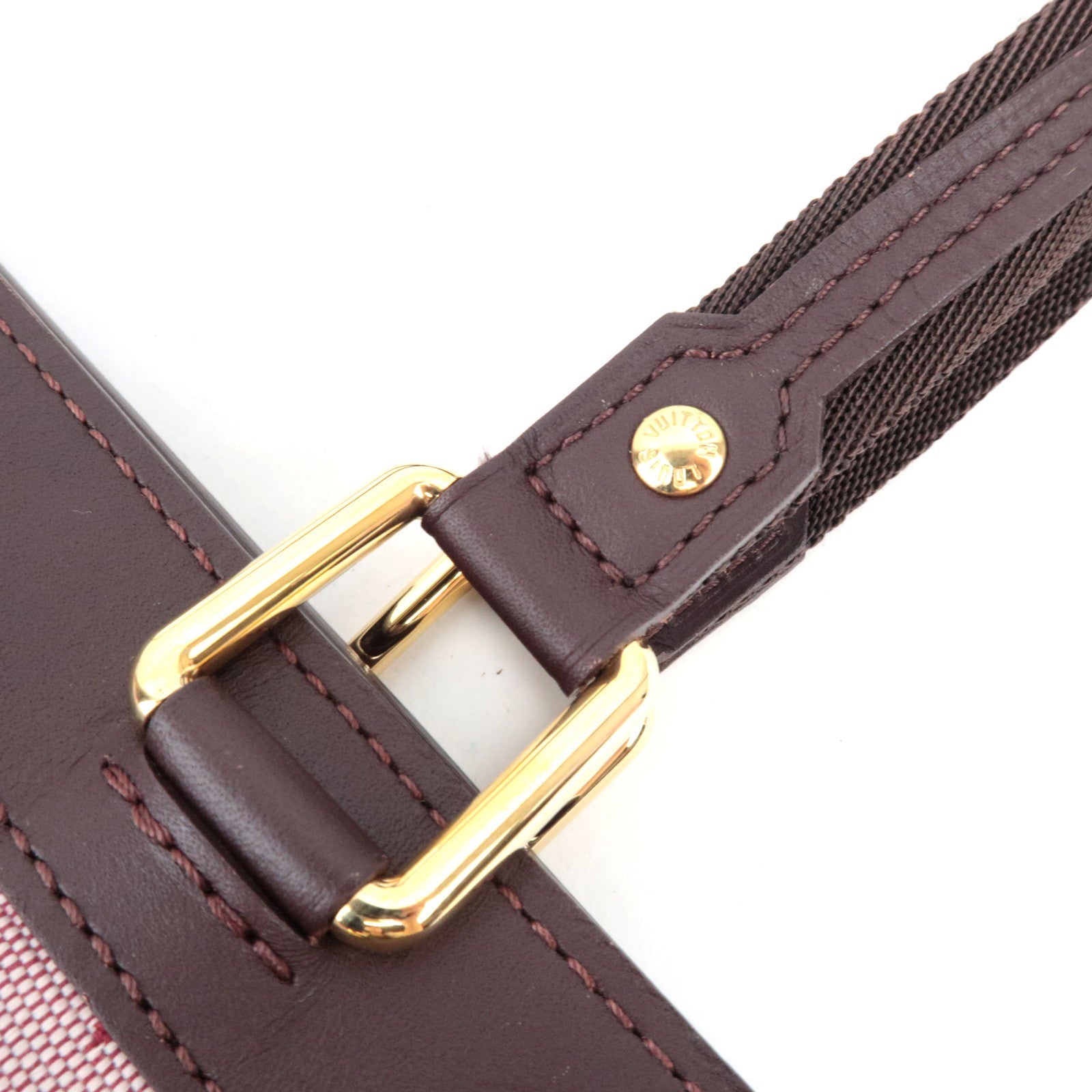 Louis Vuitton Monogram Mini Lucille PM Handbag Cerise M92678 SR1003 *Name tag