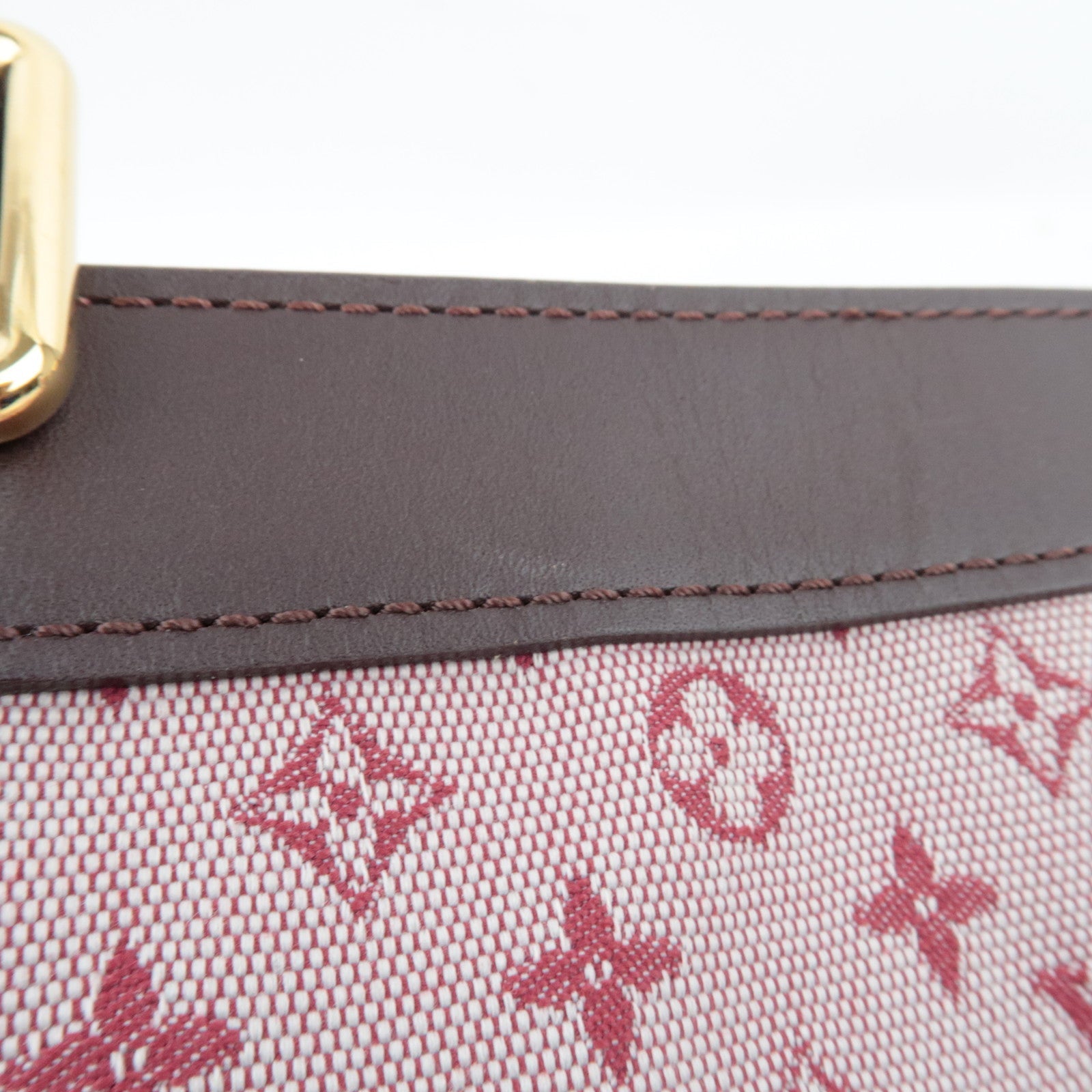 Louis Vuitton Monogram Mini Lucille PM Handbag Cerise M92678 SR1003 *Name tag