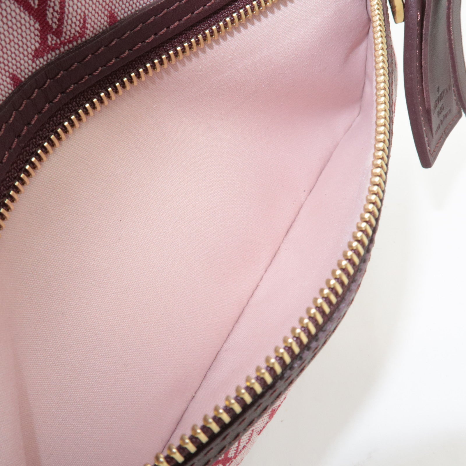 Louis Vuitton Monogram Mini Lucille PM Handbag Cerise M92678 SR1003 *Name tag