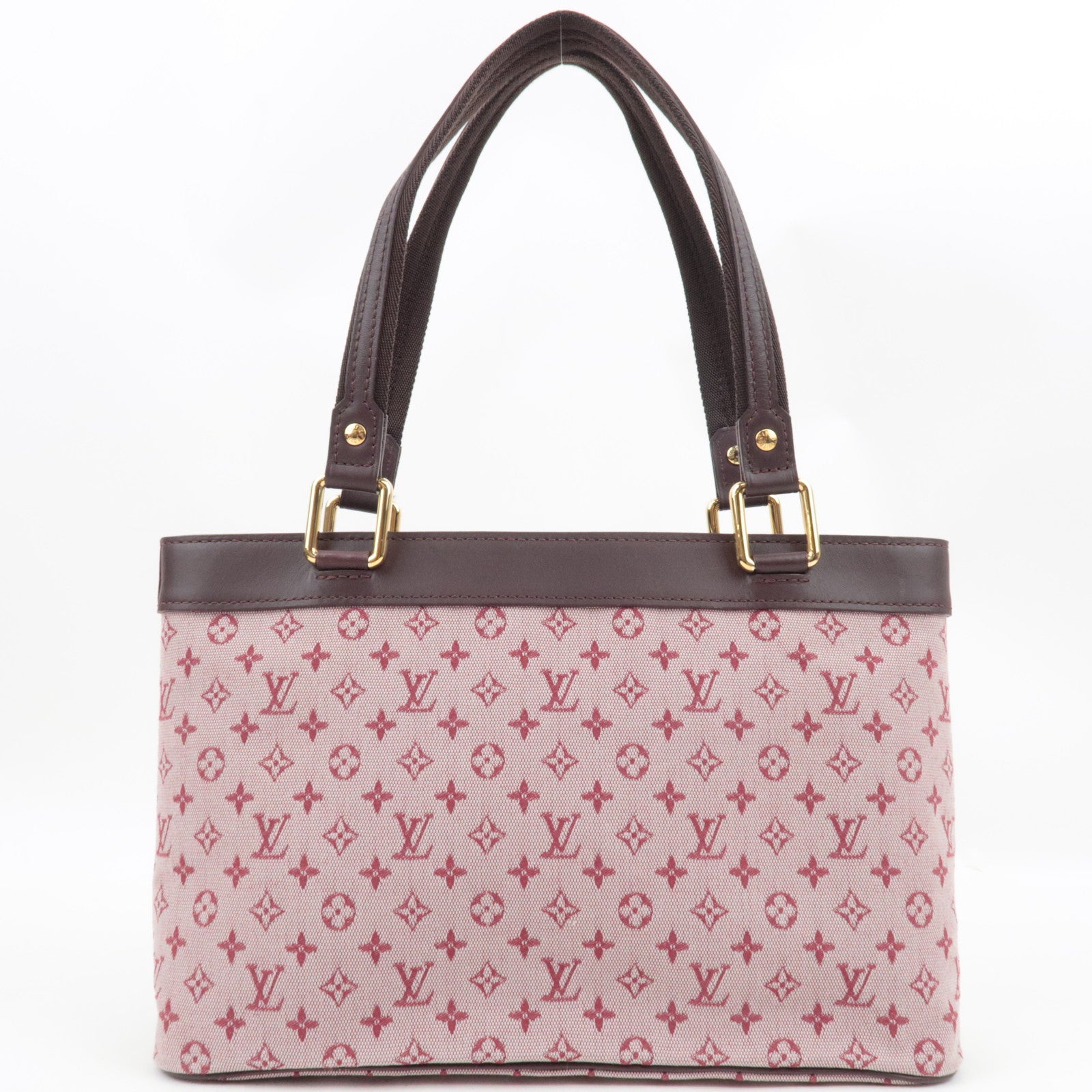 Louis Vuitton Monogram Mini Lucille PM Handbag Cerise M92678 SR1003 *Name tag