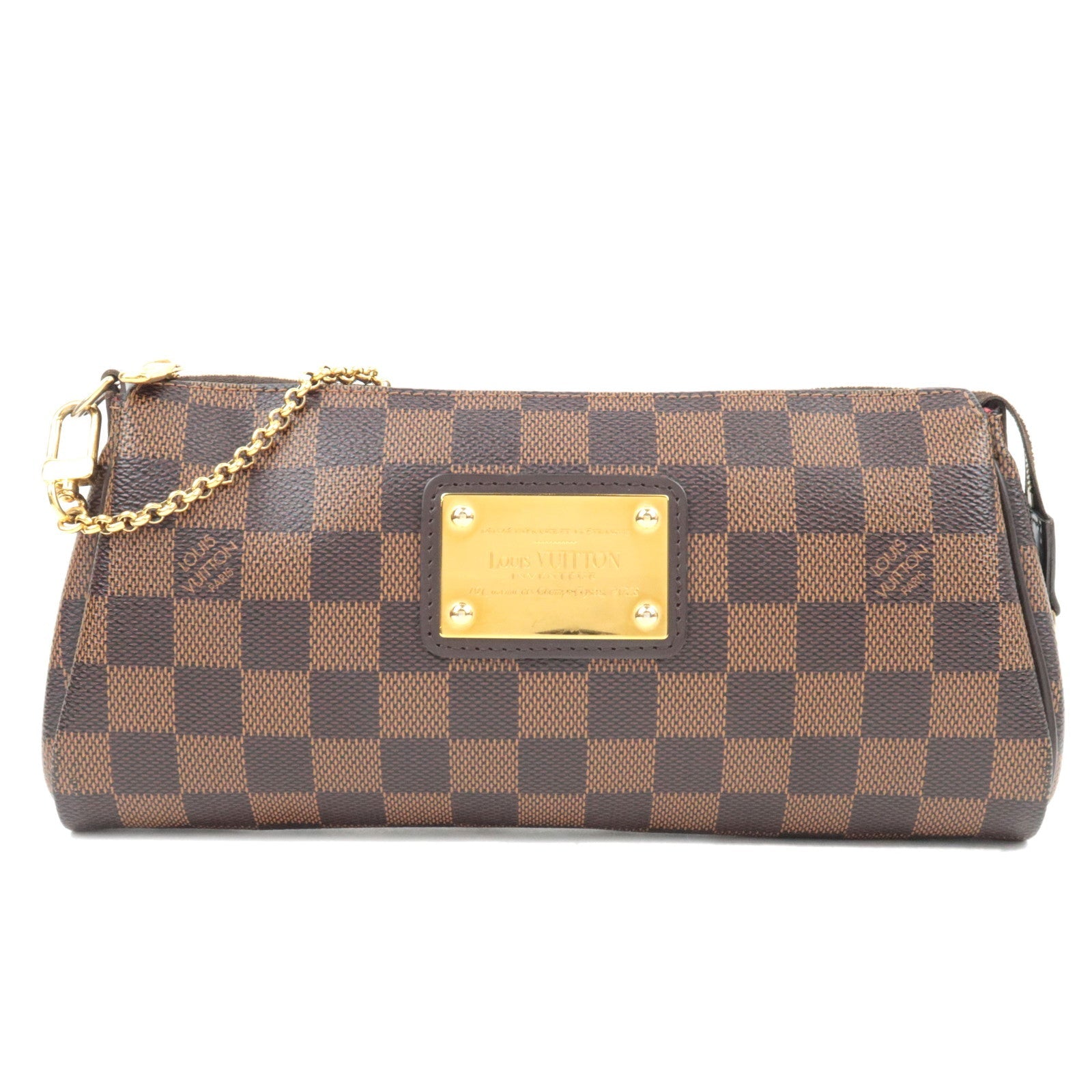 Louis Vuitton Damier Eva Chain Shoulder Bag N55213 AA4132 *Strap is missing77092