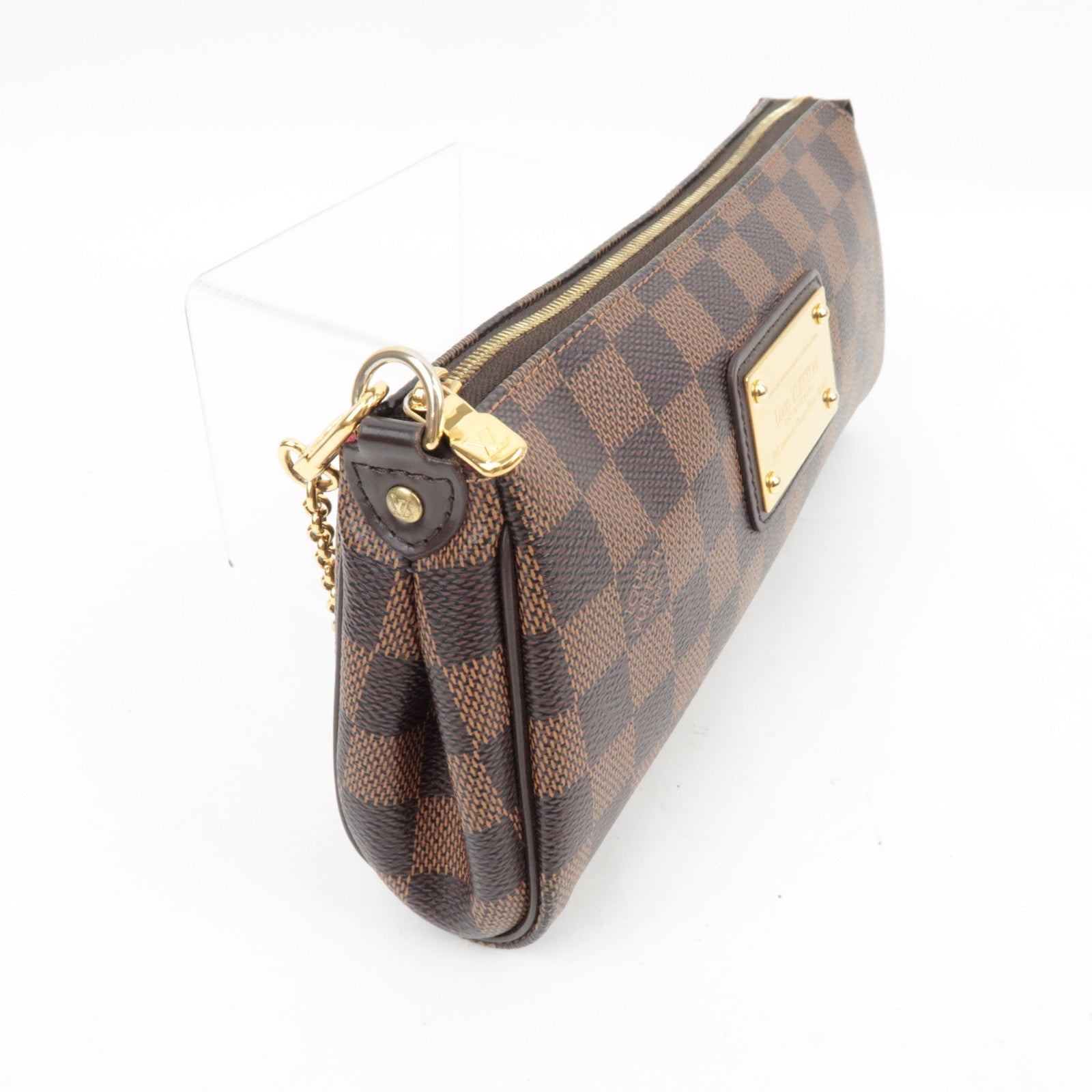 Louis Vuitton Damier Eva Chain Shoulder Bag N55213 AA4132 *Strap is missing