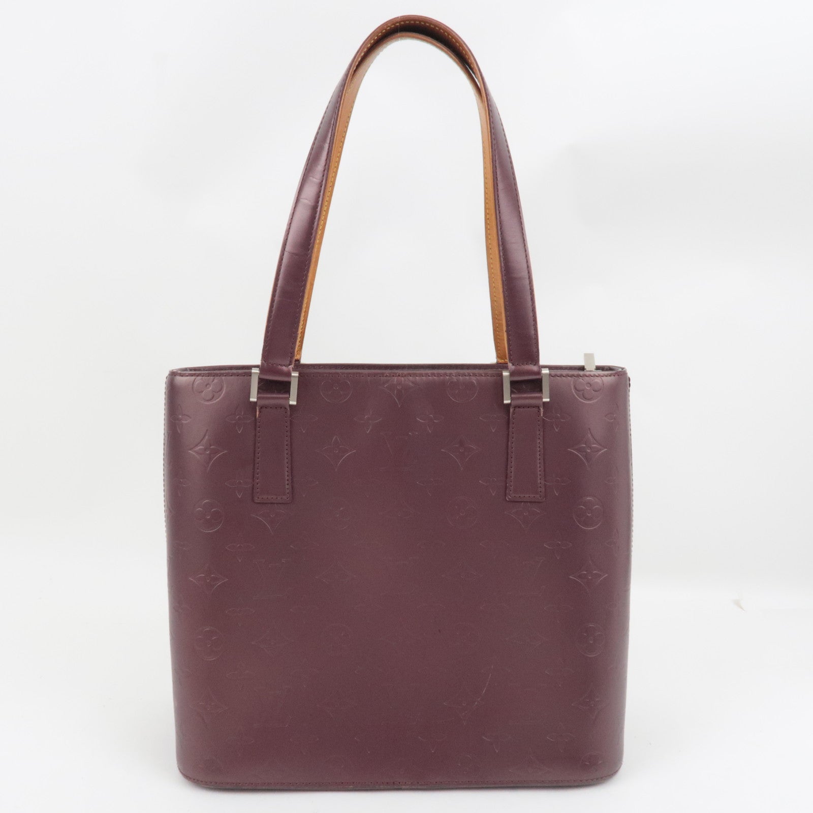 Louis Vuitton Monogram Matte Stockton Tote Bag Violet M55116 CA1002