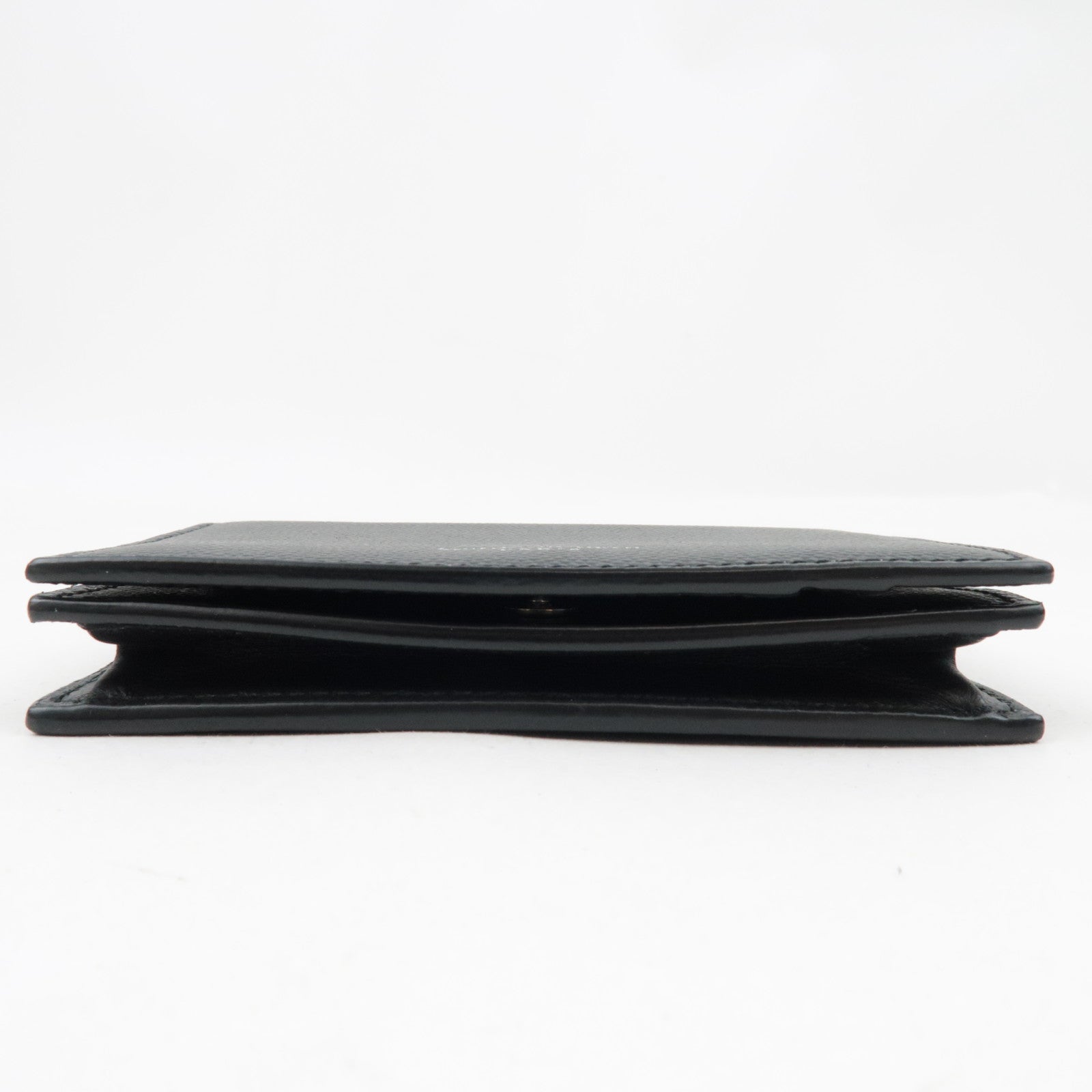 Saint Laurent Card Case Leather Black 469338