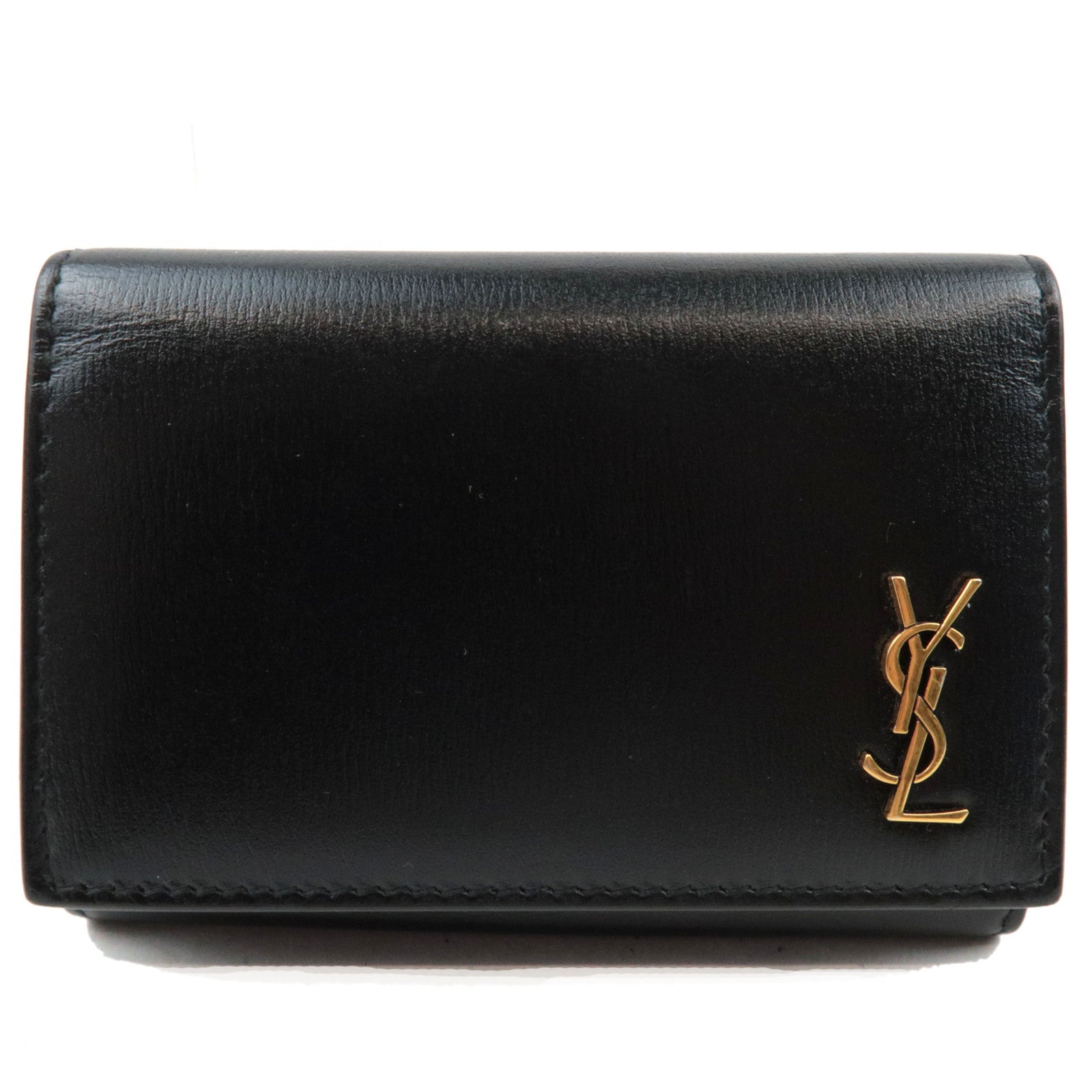 Saint Laurent 6 Rings Key Case Leather Black 65422777180