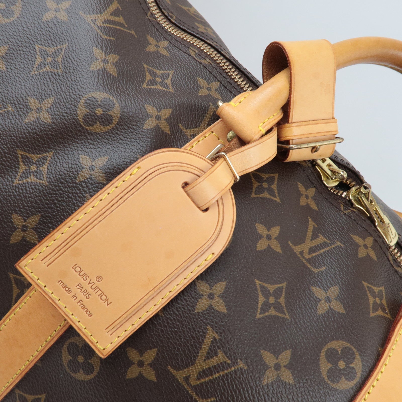 Louis Vuitton Monogram Keepall Bandouliere 55 Travel bag M41414 MB0055 *Strap, Name tag, Poignet