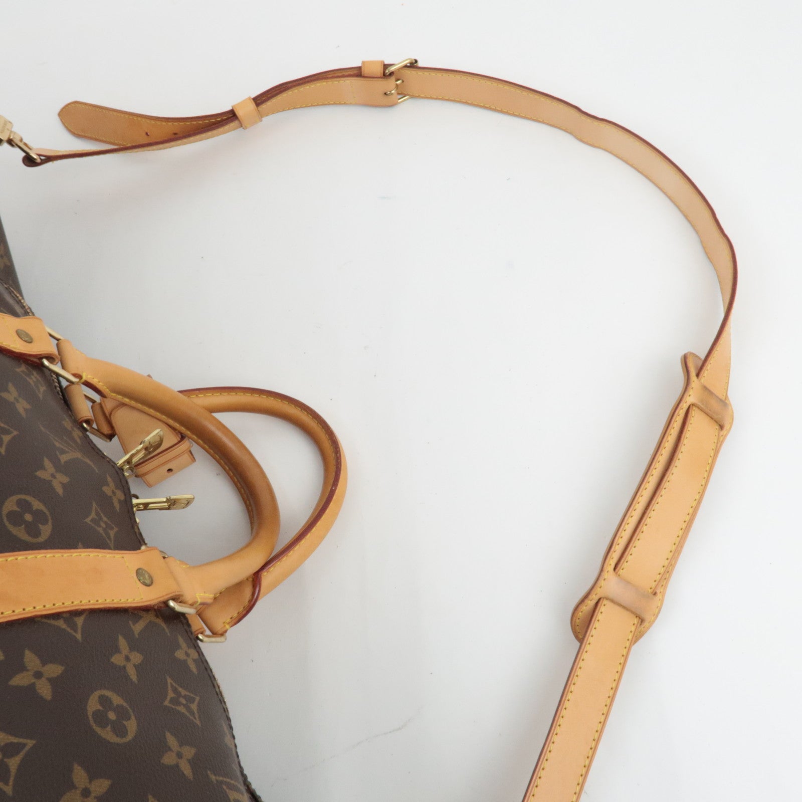 Louis Vuitton Monogram Keepall Bandouliere 55 Travel bag M41414 MB0055 *Strap, Name tag, Poignet