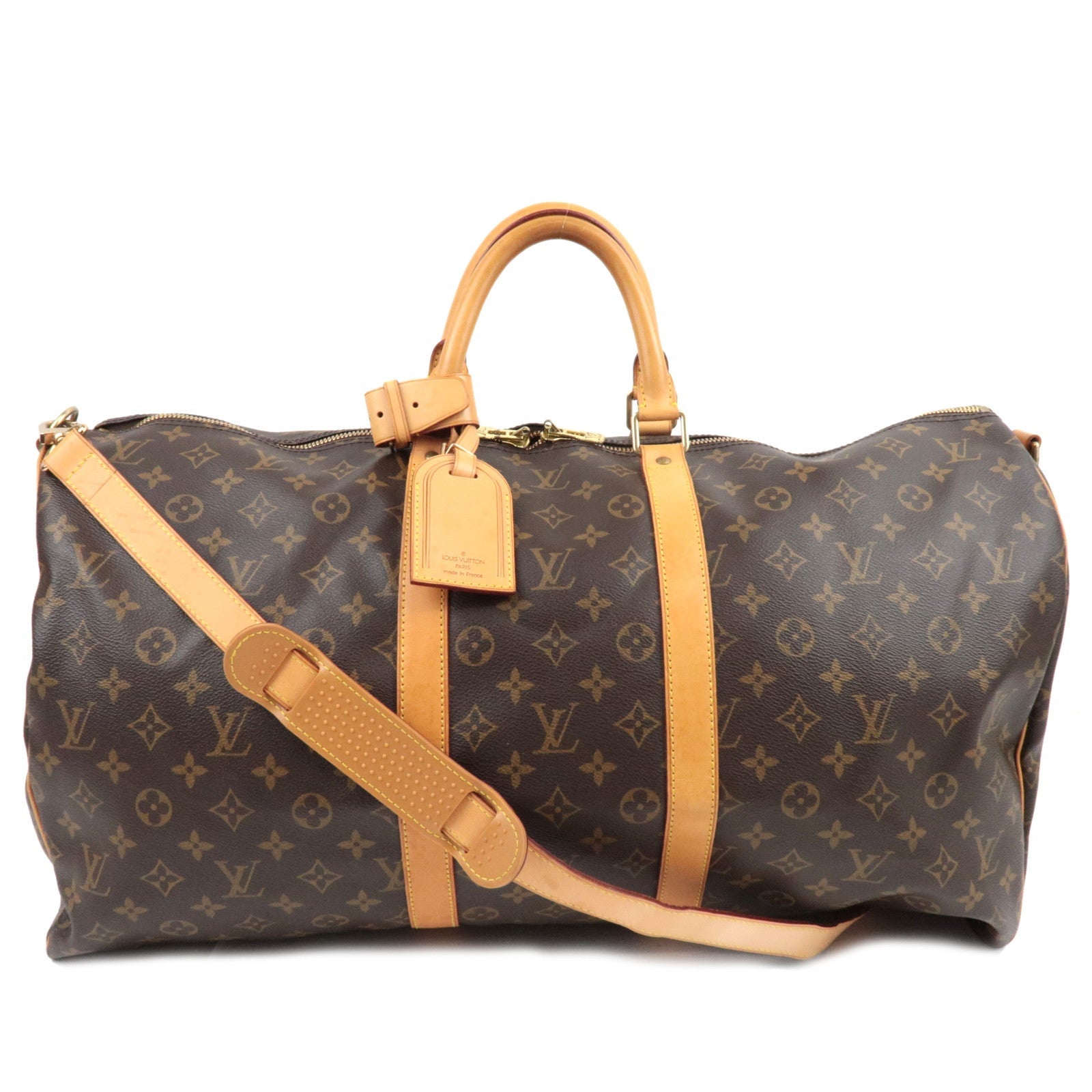 Louis Vuitton Monogram Keep All Bandouliere 55 Travel bag M41414 MB0055 *Strap, Name tag, Poignet77232