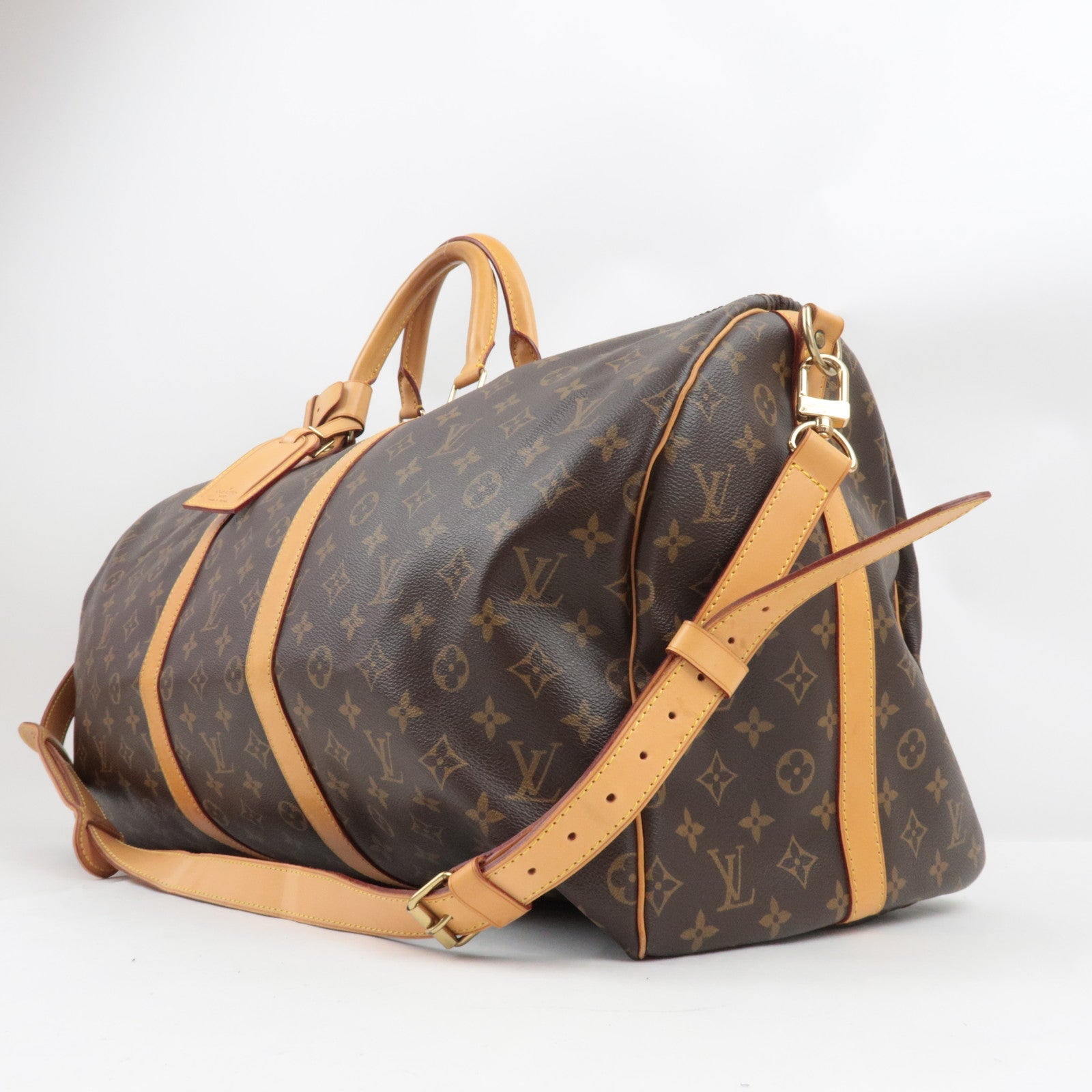 Louis Vuitton Monogram Keepall Bandouliere 55 Travel bag M41414 MB0055 *Strap, Name tag, Poignet