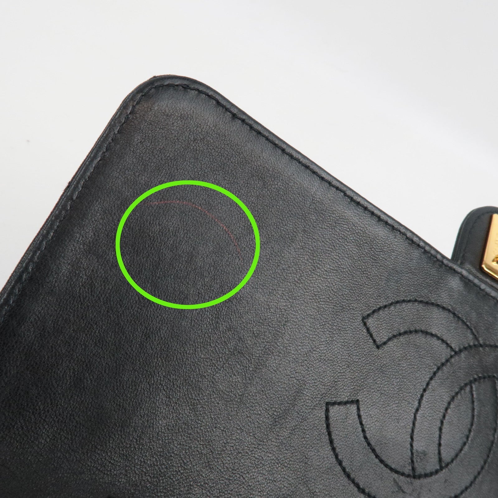 CHANEL Matelasse 25 Single Flap Chain Shoulder Bag Lambskin Black Gold HDW 4624662 *Box, G card