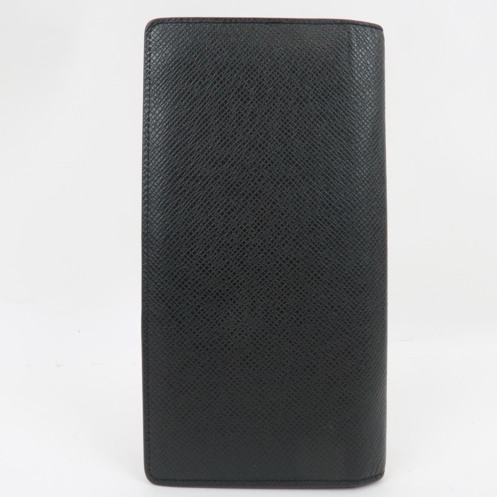Louis Vuitton Taiga Portefeuille Brazza Long Wallet Noir M30501 RFID