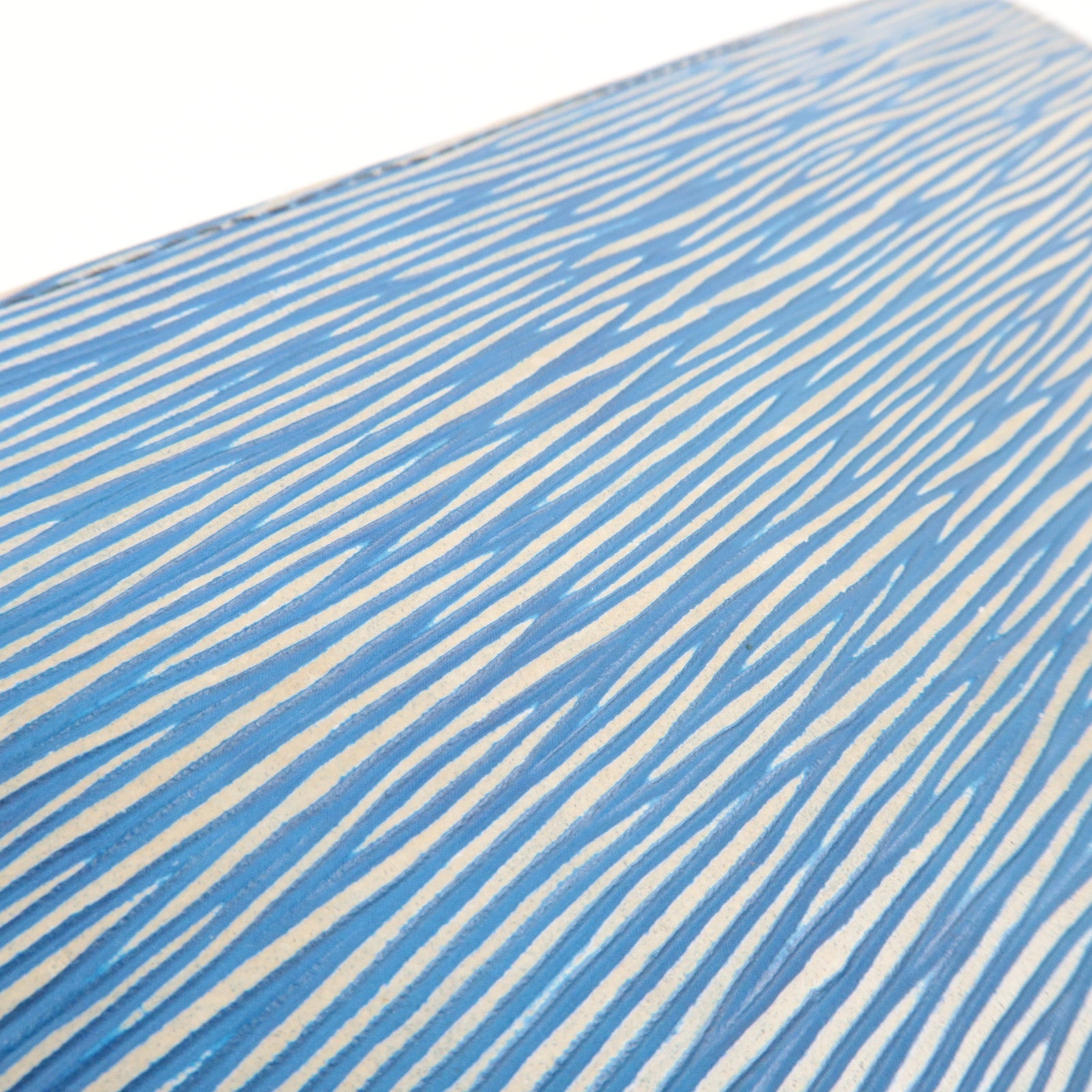 Louis Vuitton Epi Denim Zippy Long Wallet Blue M61862 MI2117 *Dust bag