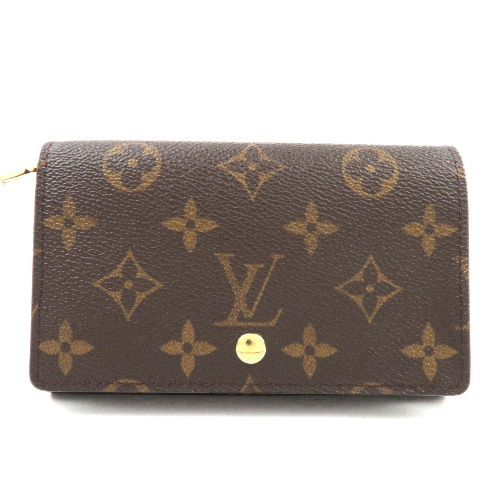 Louis Vuitton Monogram Porte Monnaie Billets Tresor Wallet M61730 CA0074 77245