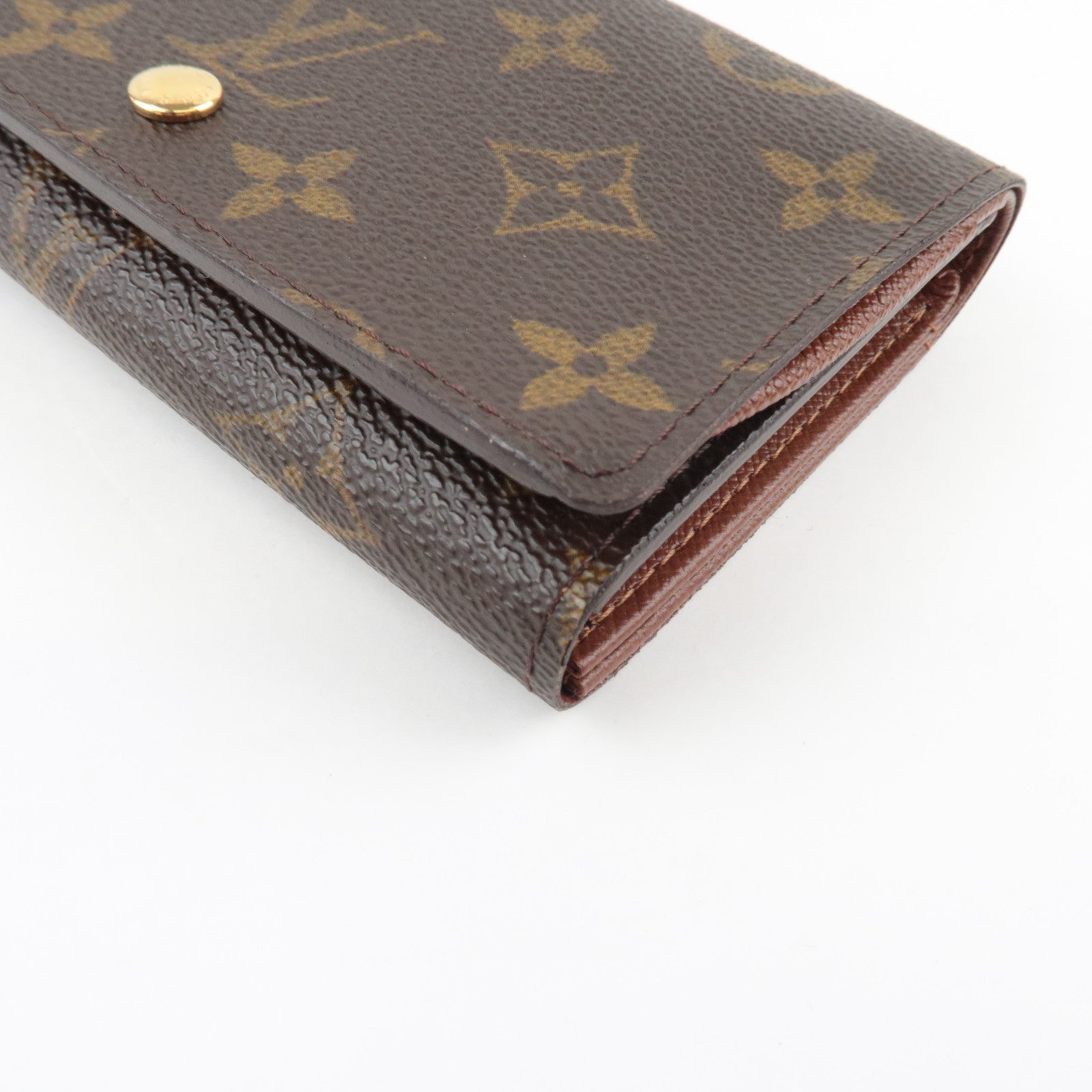 Louis Vuitton Monogram Porte Monnaie Billets Tresor Wallet M61730 CA0074