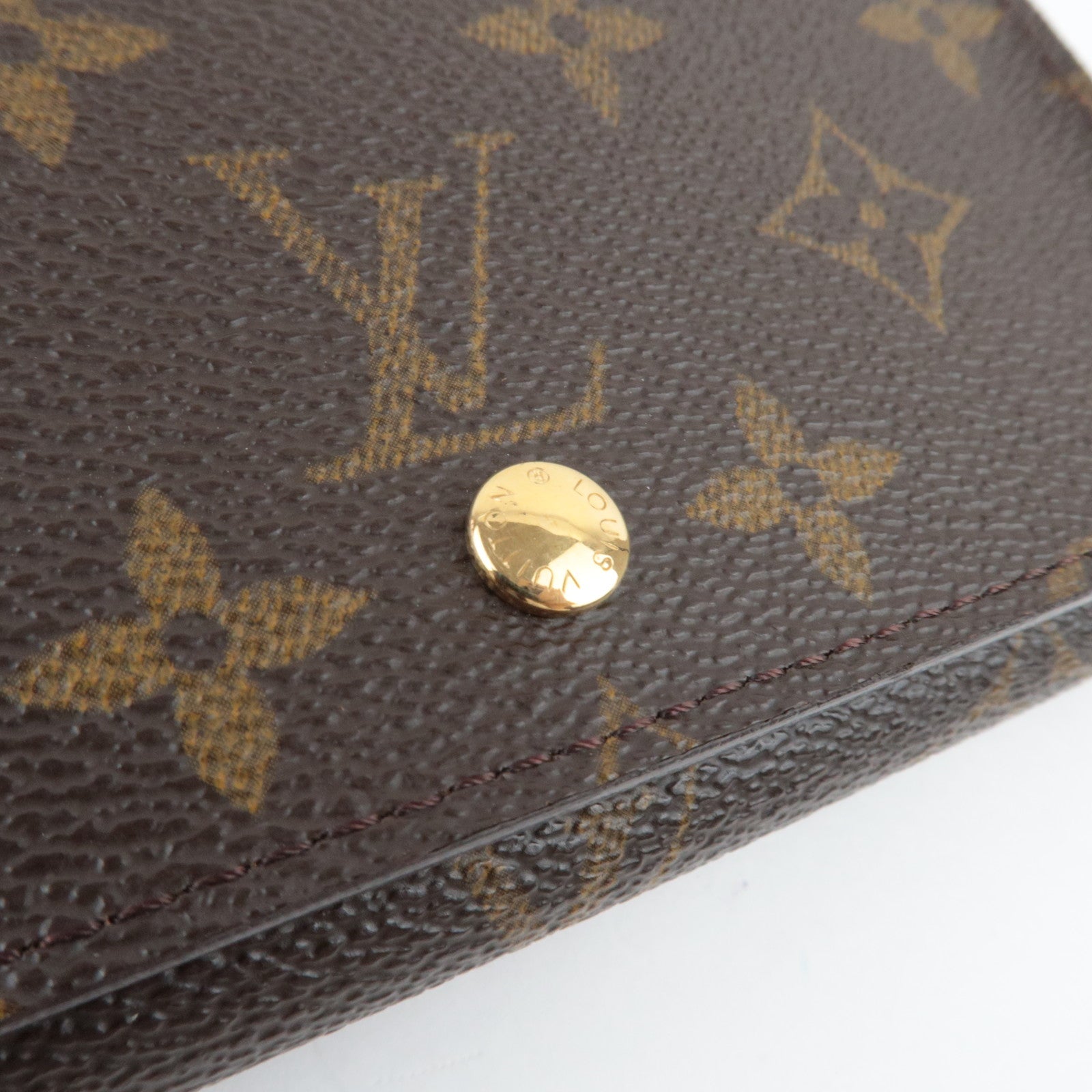 Louis Vuitton Monogram Porte Monnaie Billets Tresor Wallet M61730 CA0074