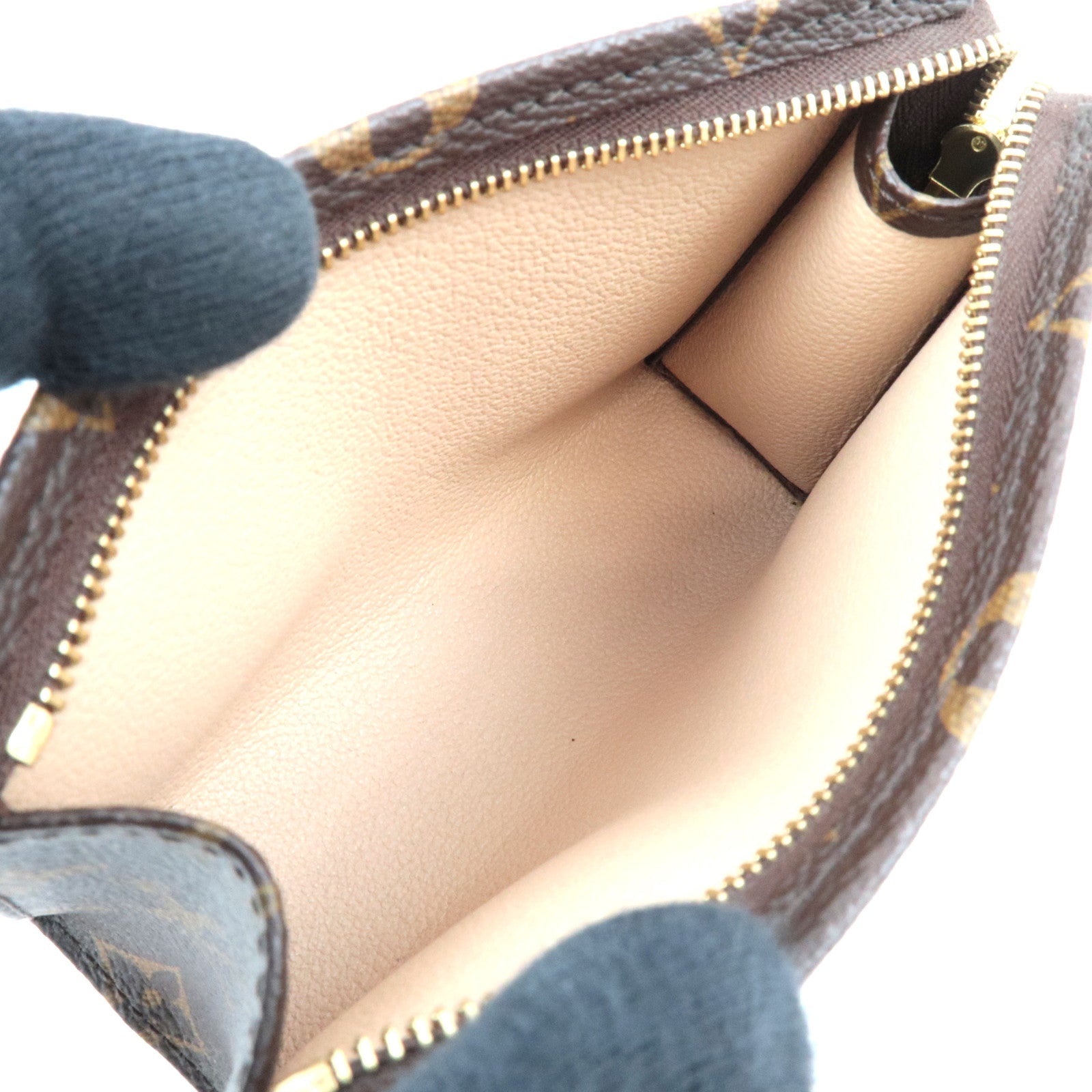 Louis Vuitton Monogram Poche Toilette 15 Toiletry Cosmetic Pouch M47546 DU2101