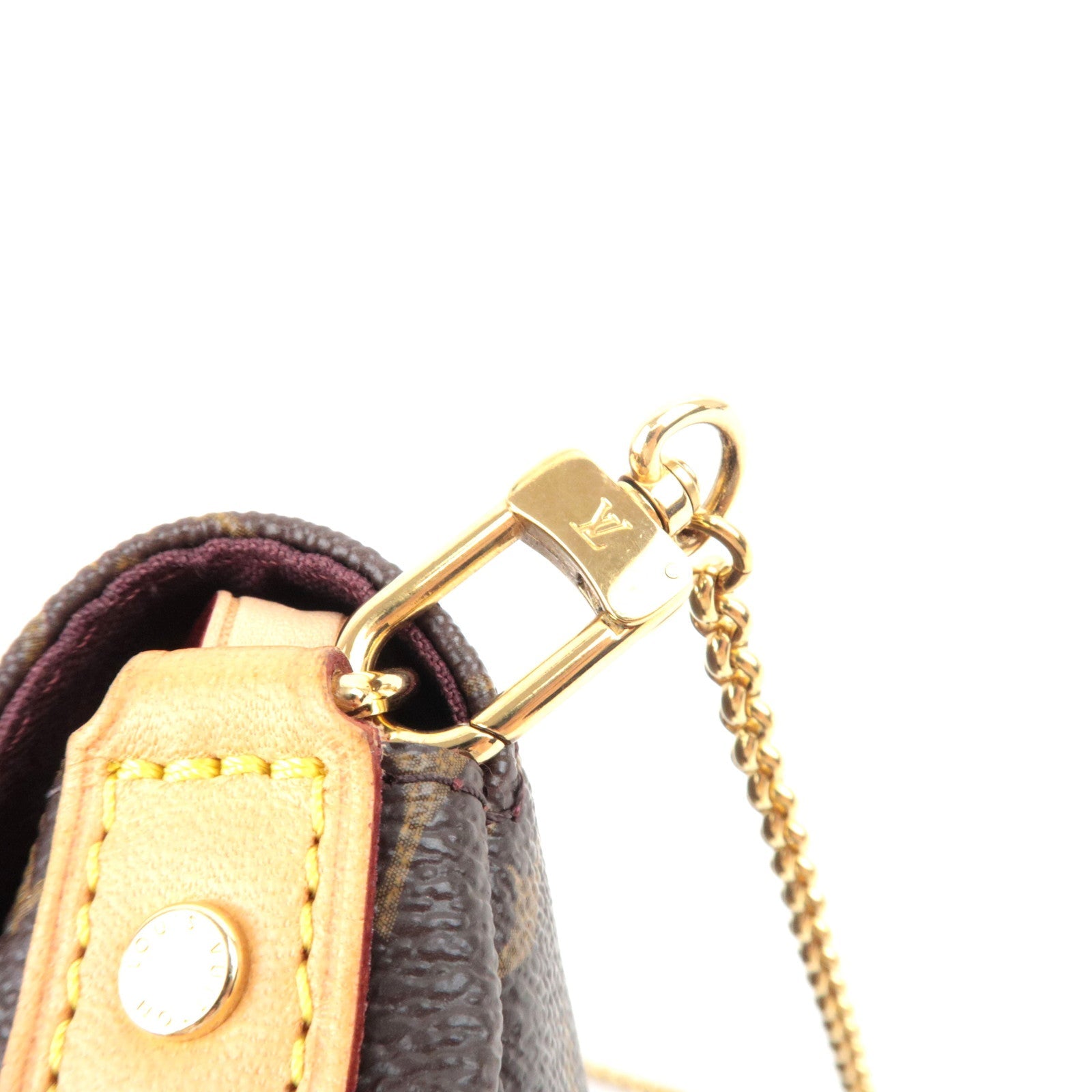 Louis Vuitton Monogram Favorite MM 2Way Shoulder Bag M40718 DU1126 *Strap