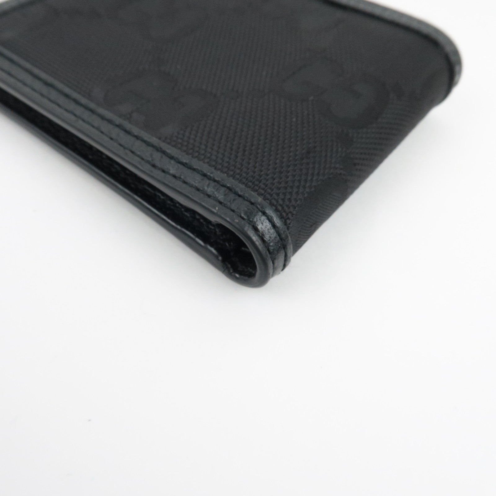 GUCCI Off The Grid Bi-Fold Wallet Canvas Leather Black 625574