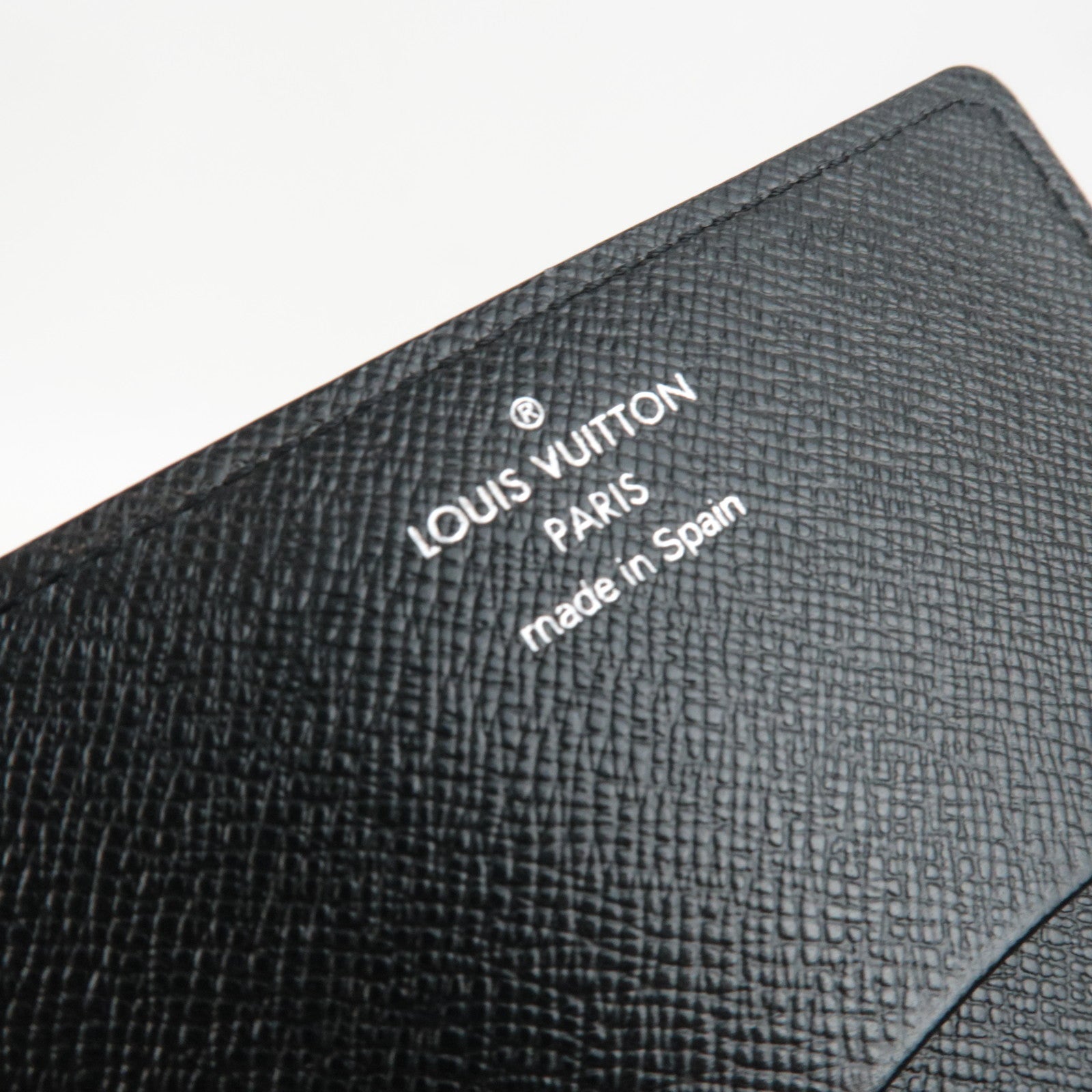 Louis Vuitton Taiga Envelope Carte De Visite Card Case Ardoise M30922 CA3077