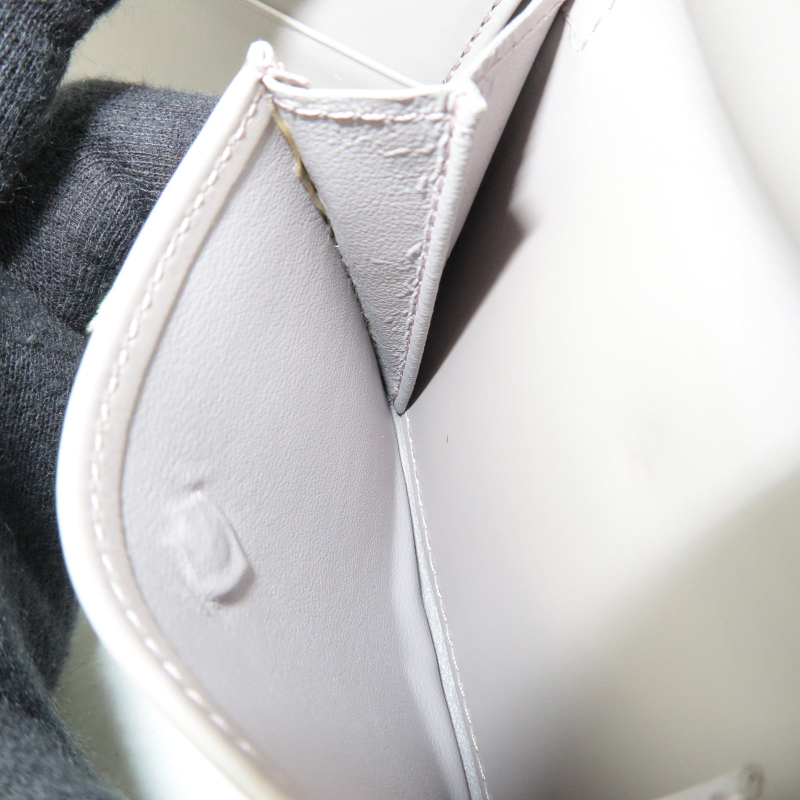 Louis Vuitton Epi Portefeuille Elastic Wallet Lilac M6346B MI0081