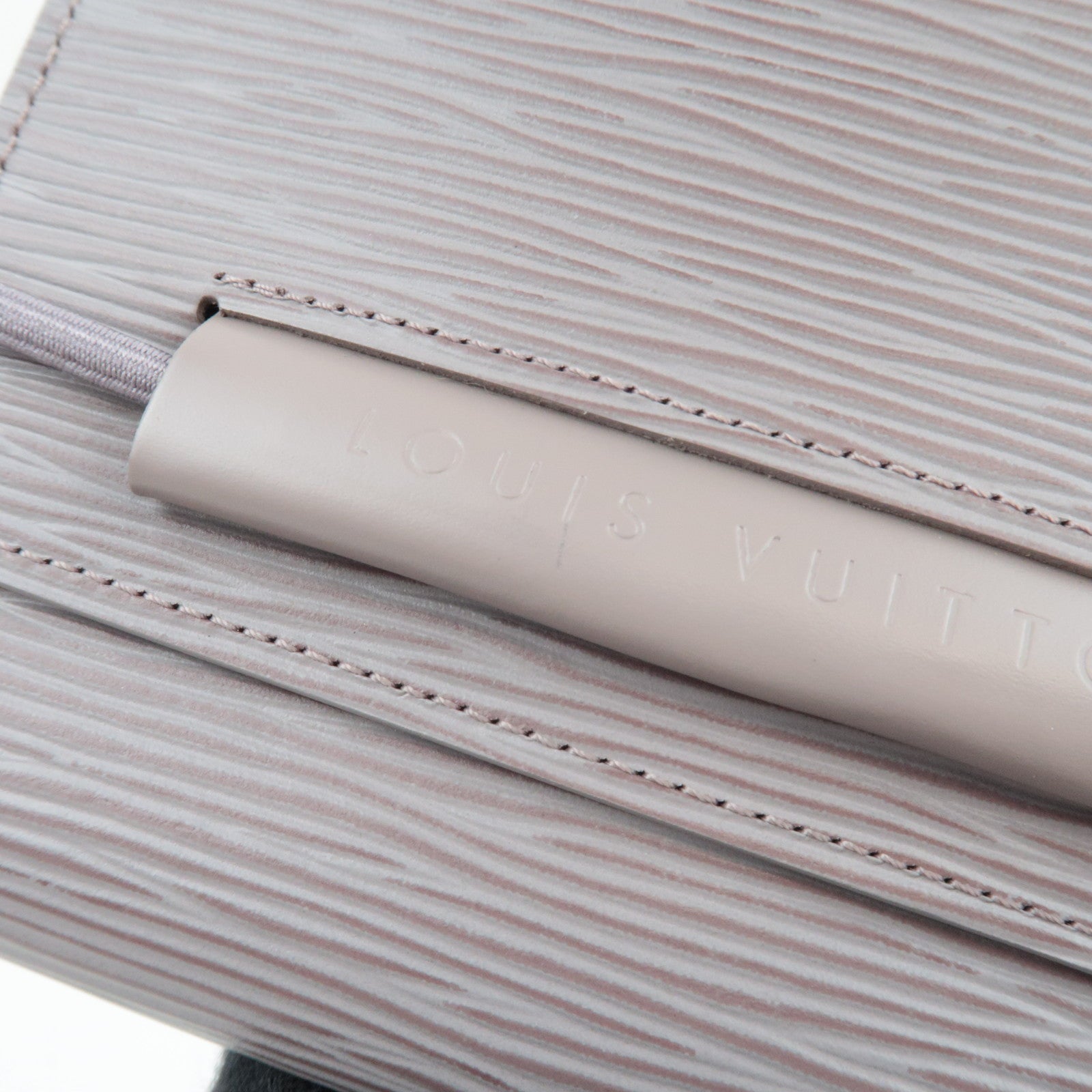 Louis Vuitton Epi Portefeuille Elastic Wallet Lilac M6346B MI0081